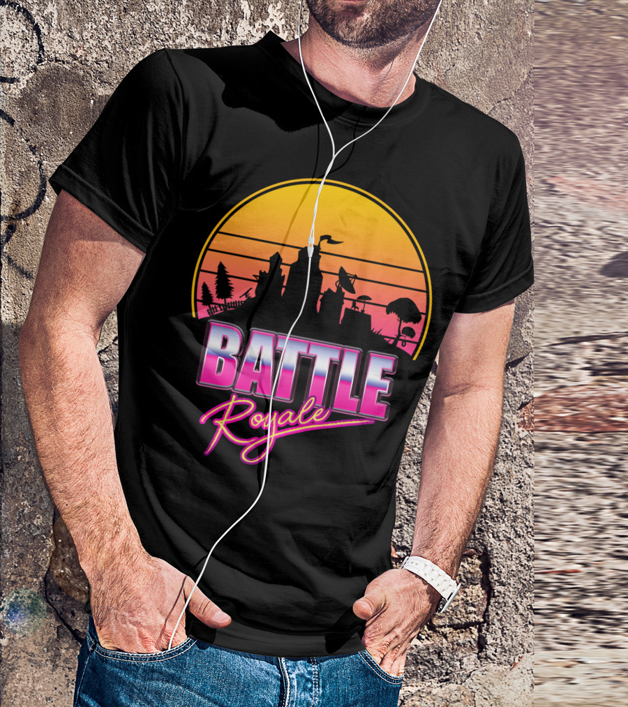 Battle Royale Retro Sunset T-Shirt