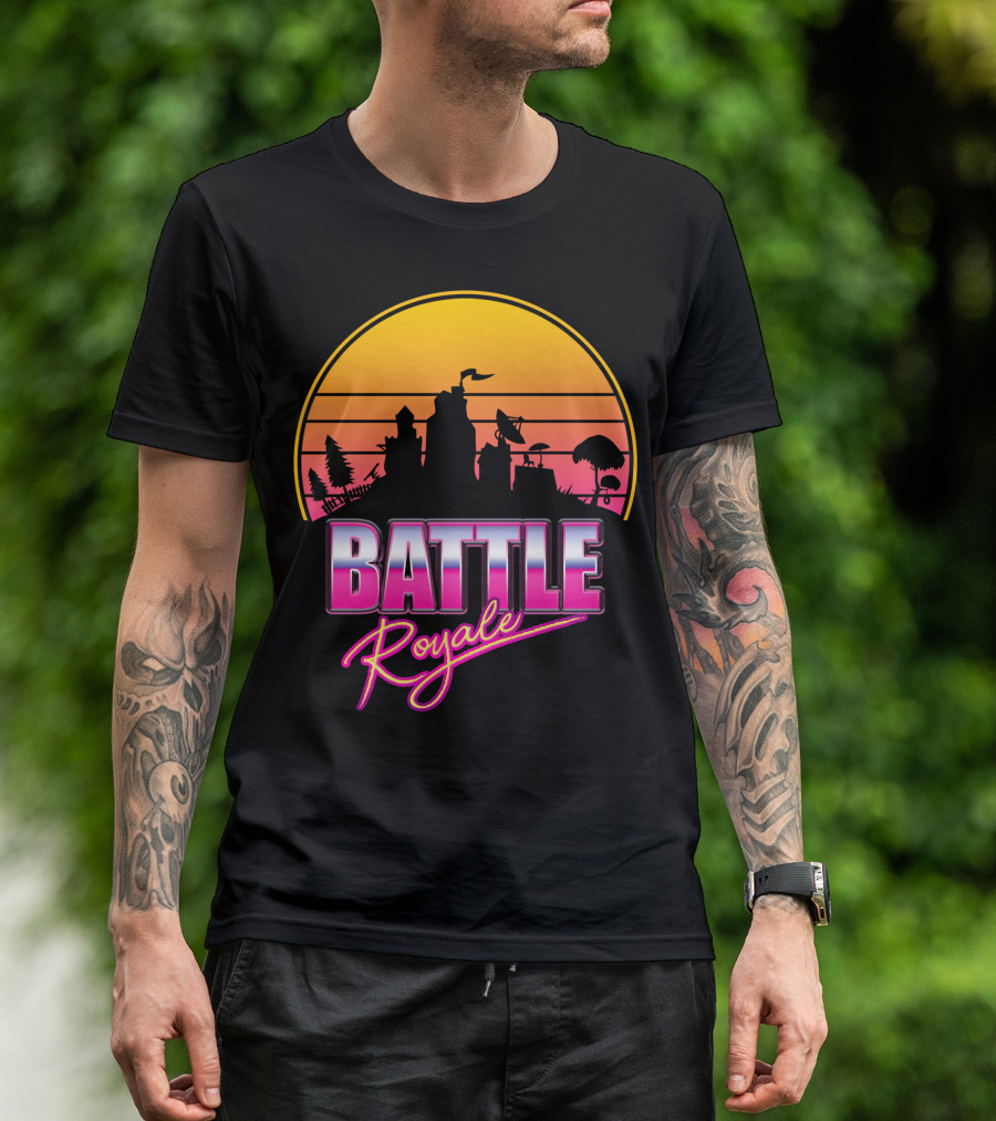 Battle Royale Retro Sunset T-Shirt