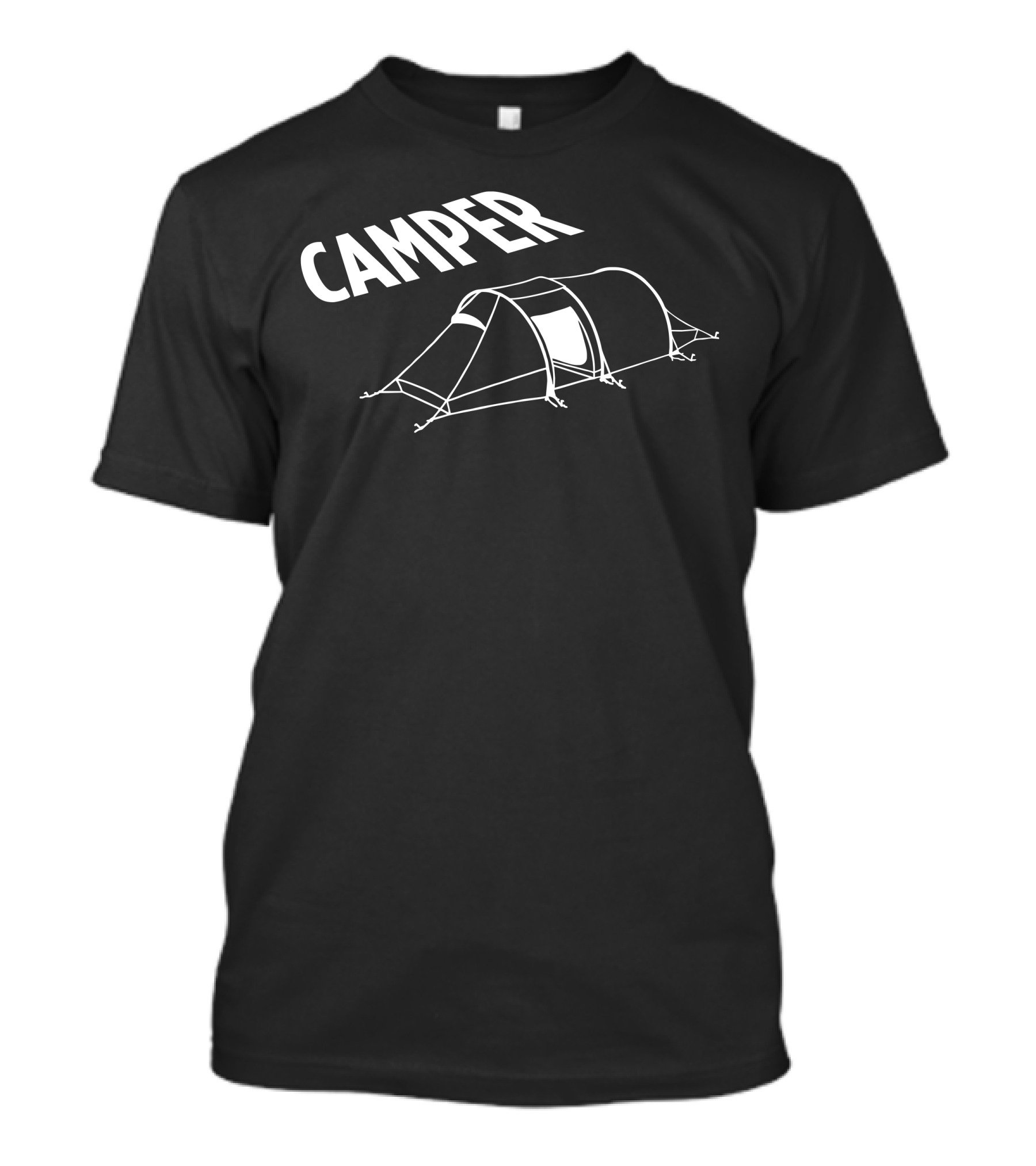 Camper Camping Fun Zelten Zelt Hobby Freizeit Outdoor T-Shirt