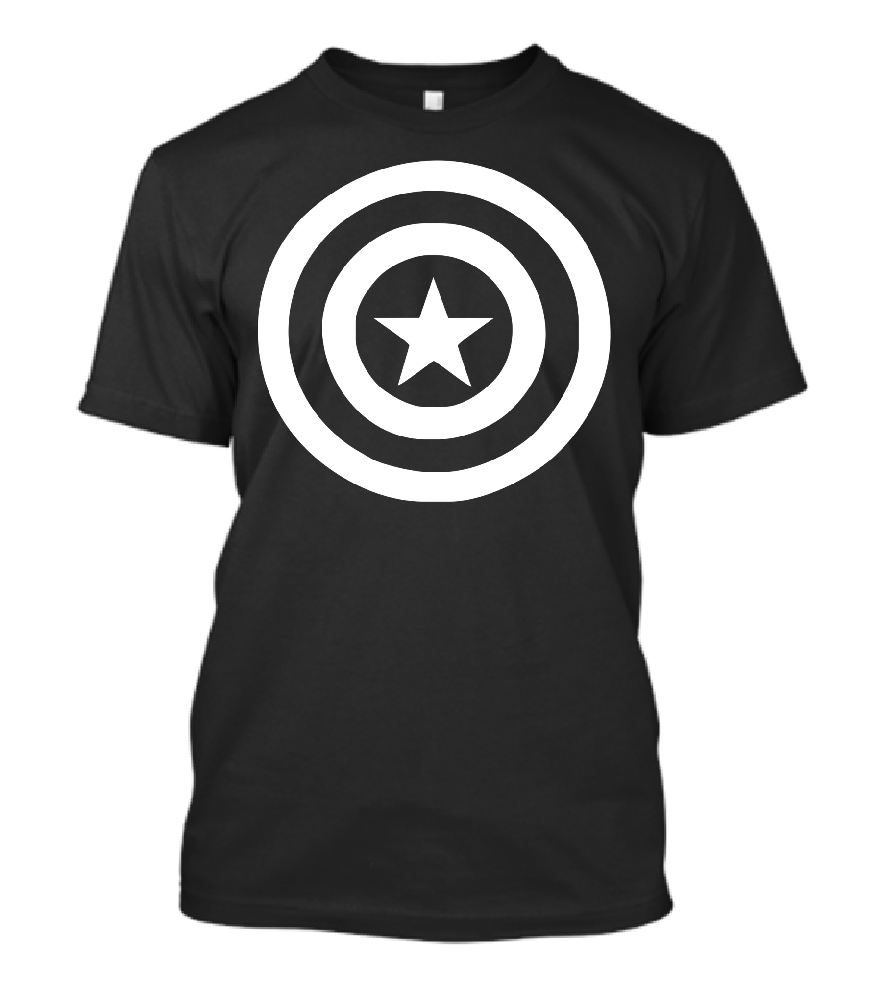 Capitan America Shield Star Vinyl Decal Sticker T-Shirt