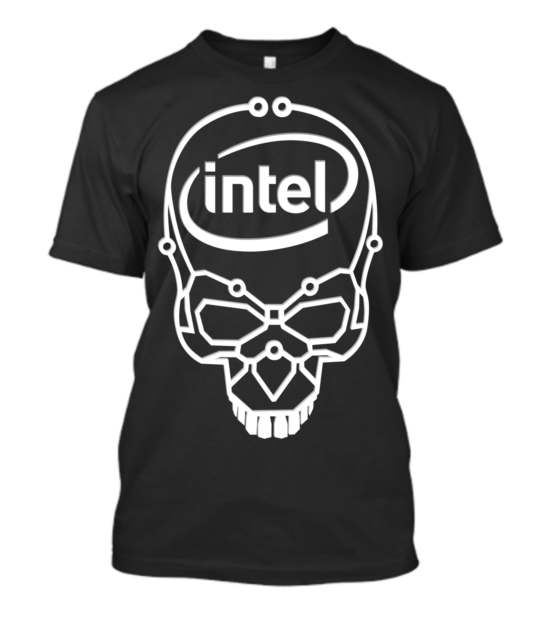 Intel Skull Logo Tech Fusion T-Shirt