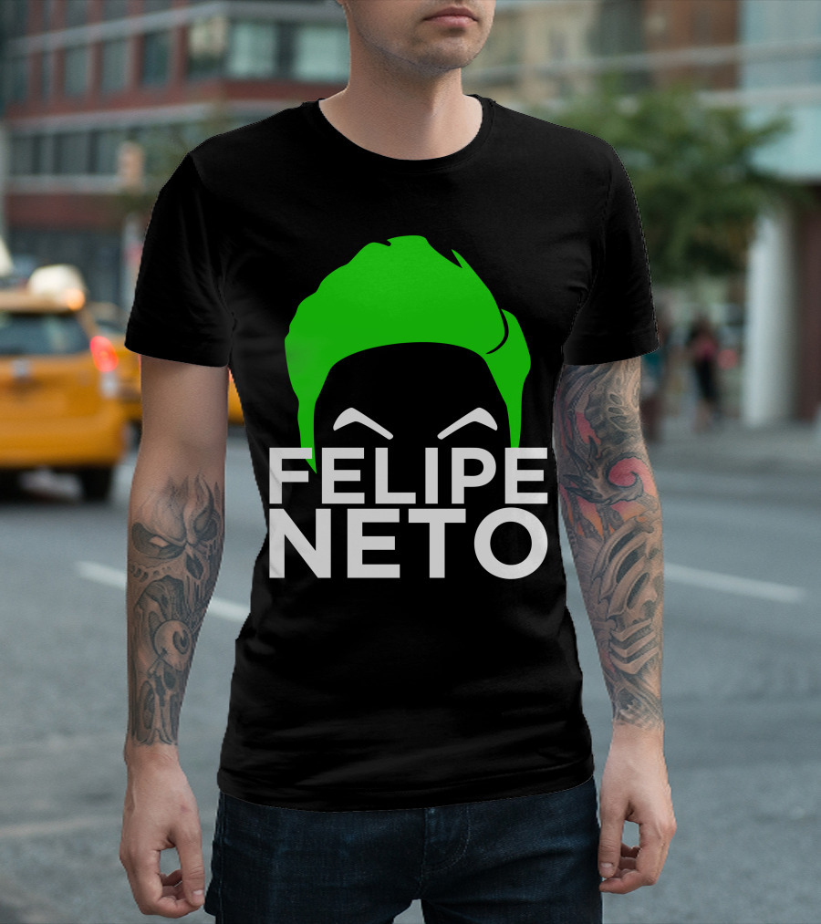 Felipe Neto Green Hair T-Shirt