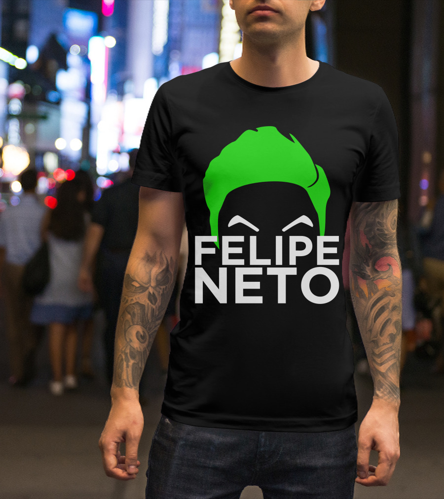 Felipe Neto Green Hair T-Shirt