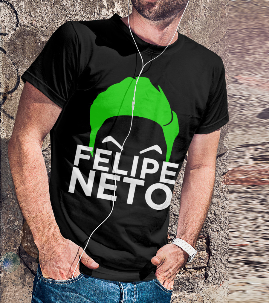 Felipe Neto Green Hair T-Shirt