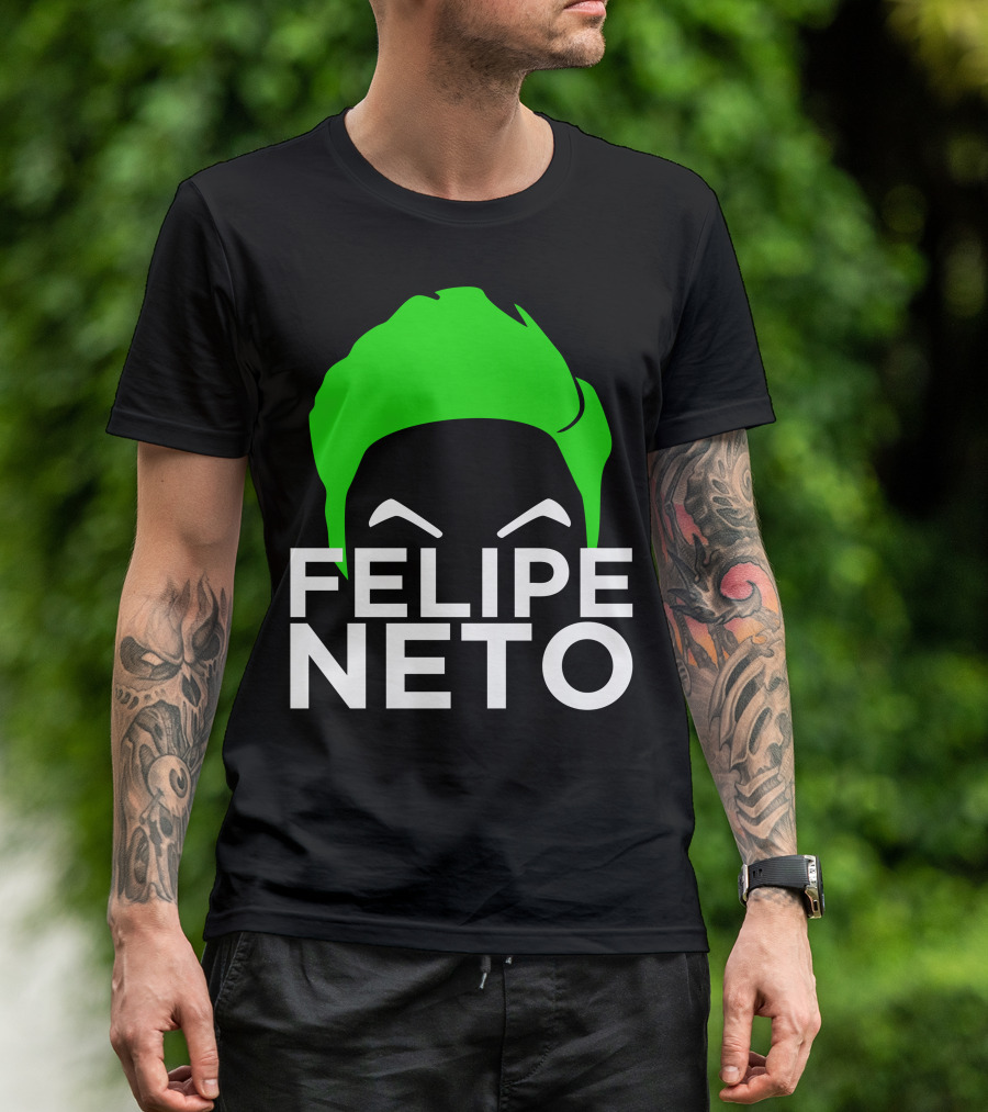 Felipe Neto Green Hair T-Shirt