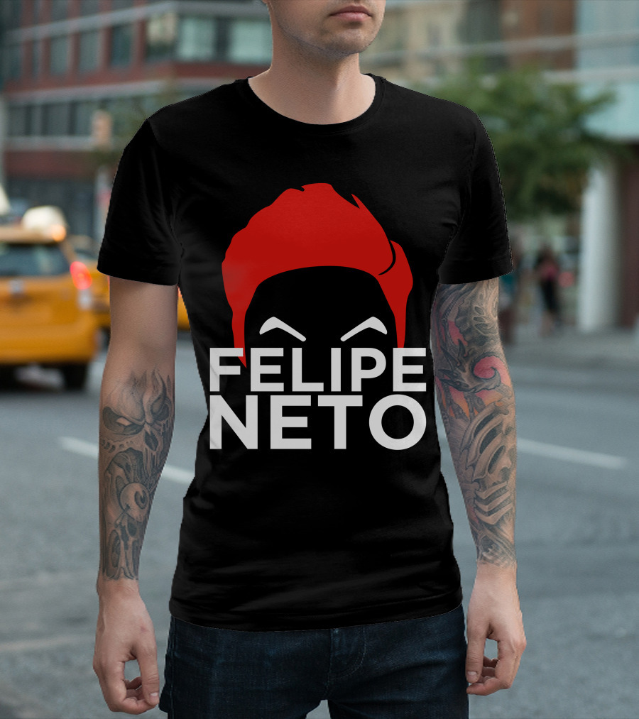 Felipe Neto Red Hair Bold Expression T-Shirt