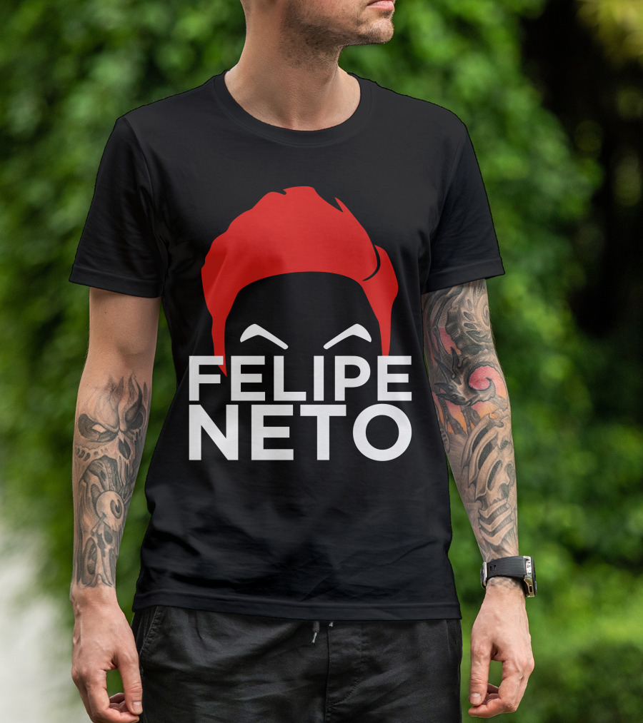Felipe Neto Red Hair Bold Expression T-Shirt