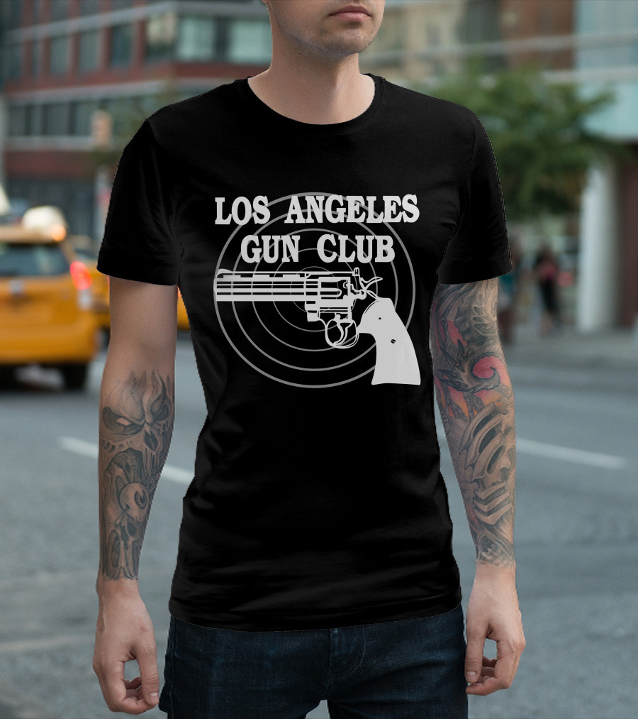 Los Angeles Gun Club Revolver Target T-Shirt