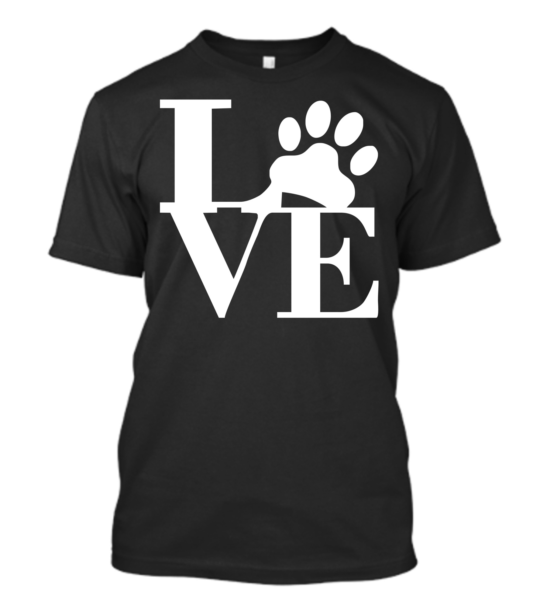 LOVE Paw Vinyl Decal Sticker T-Shirt
