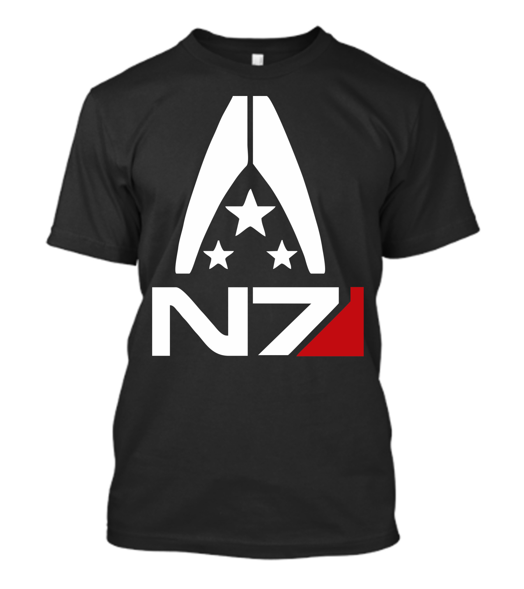 Mass Effect N7 Alliance Logo Stars T-Shirt
