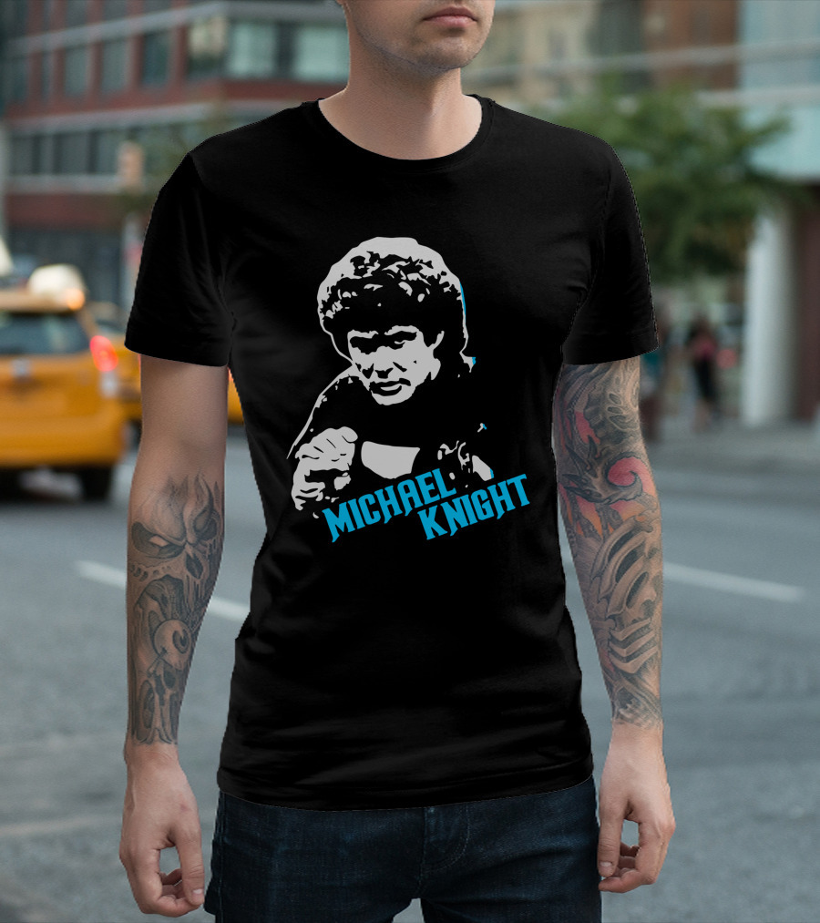 Michael Knight 80s TV Hero T-Shirt