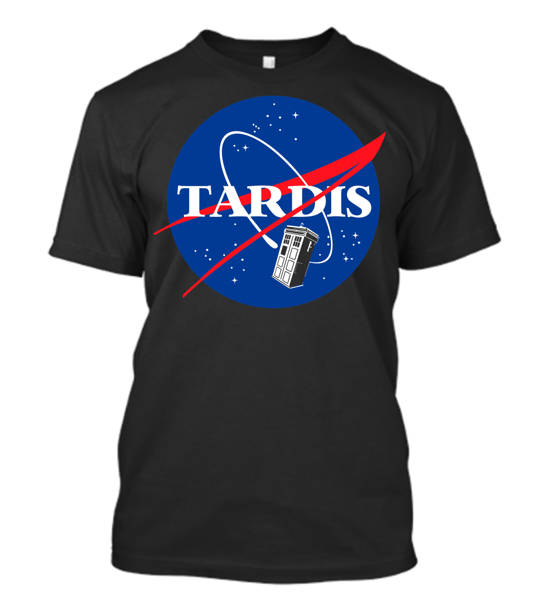 NASA TARDIS Space Logo Doctor Who Crossover T-Shirt