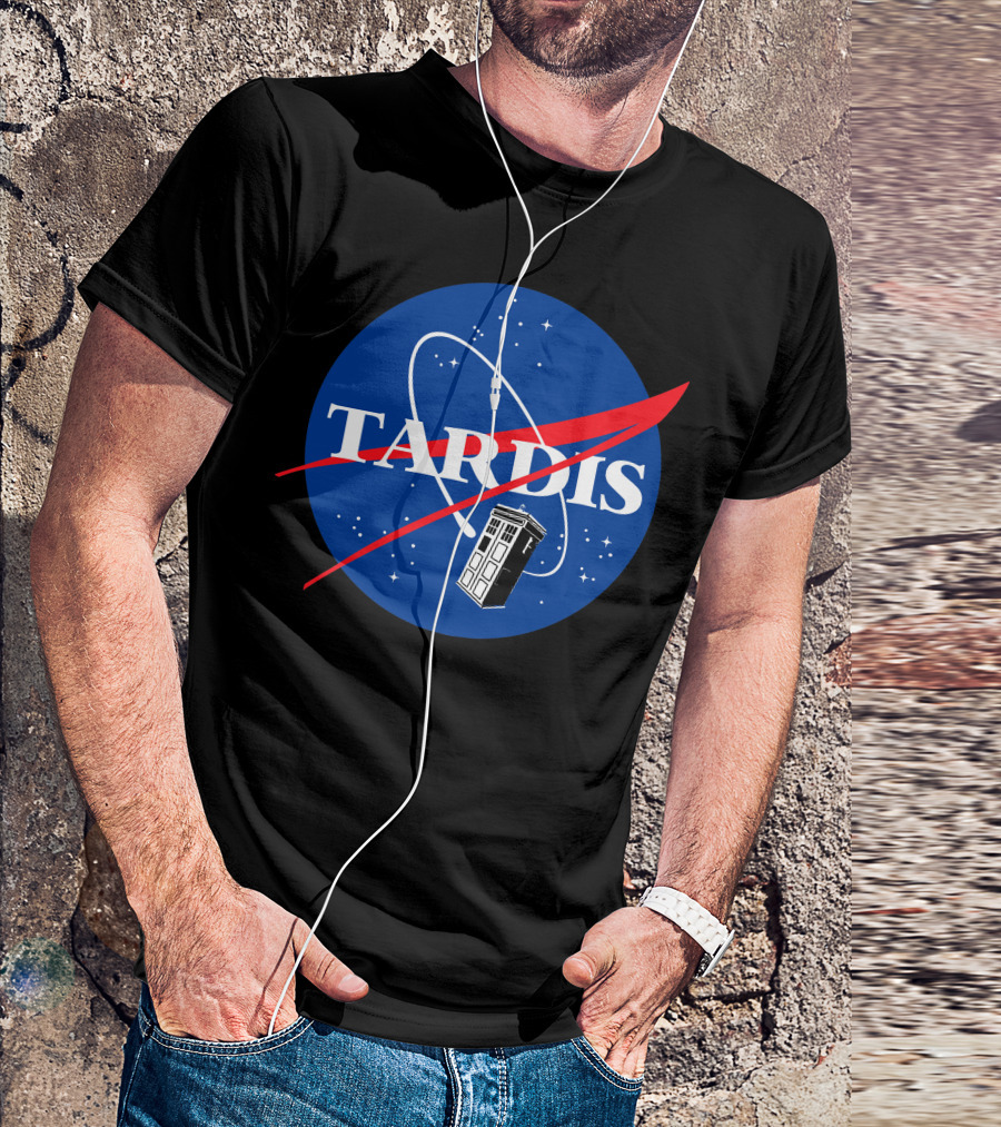 NASA TARDIS Space Logo Doctor Who Crossover T-Shirt