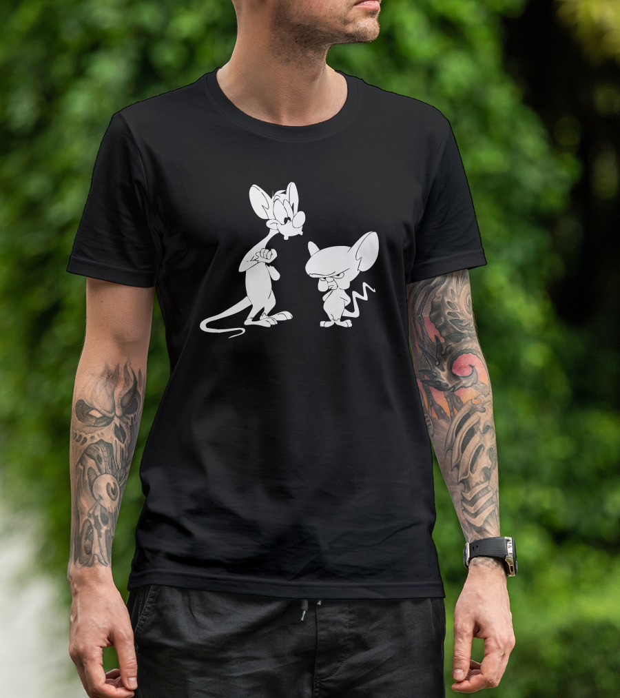 Pinky Und Der Brain Ratten Comic Kult Cartoon Fun T-Shirt