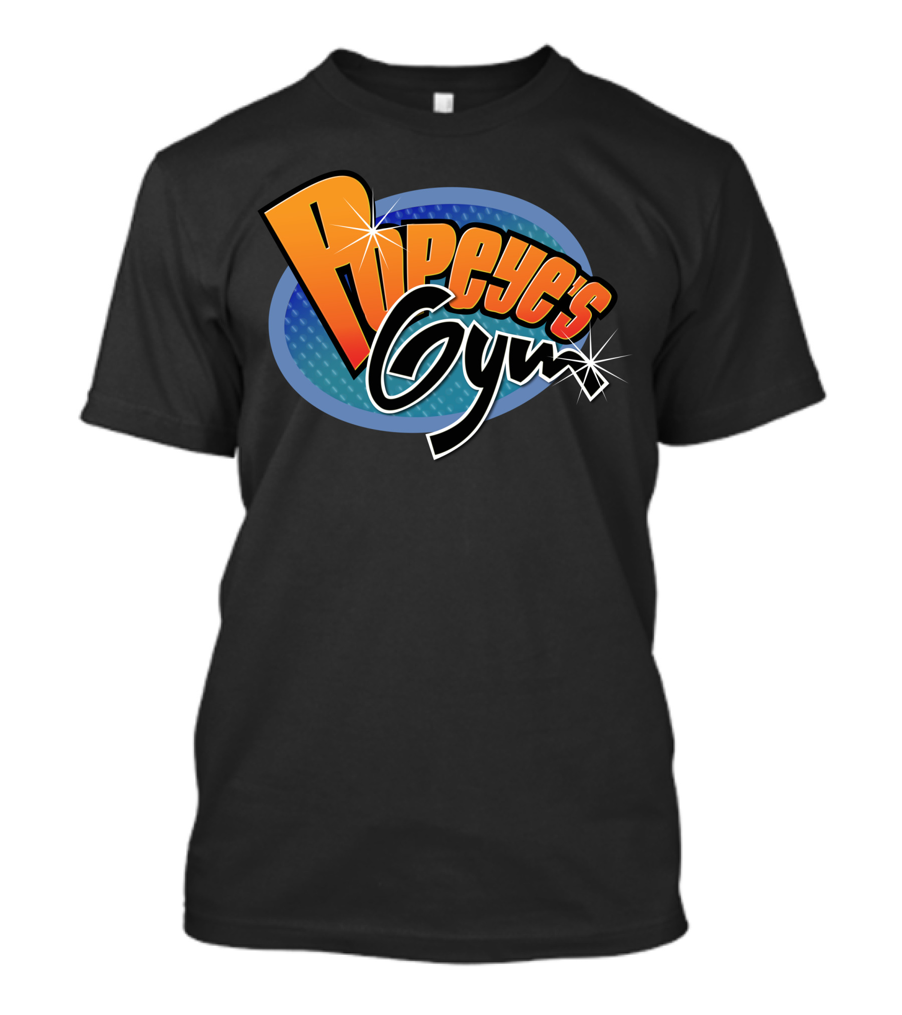 Popeye's Gym Retro Cartoon Fitness Adventure T-Shirt