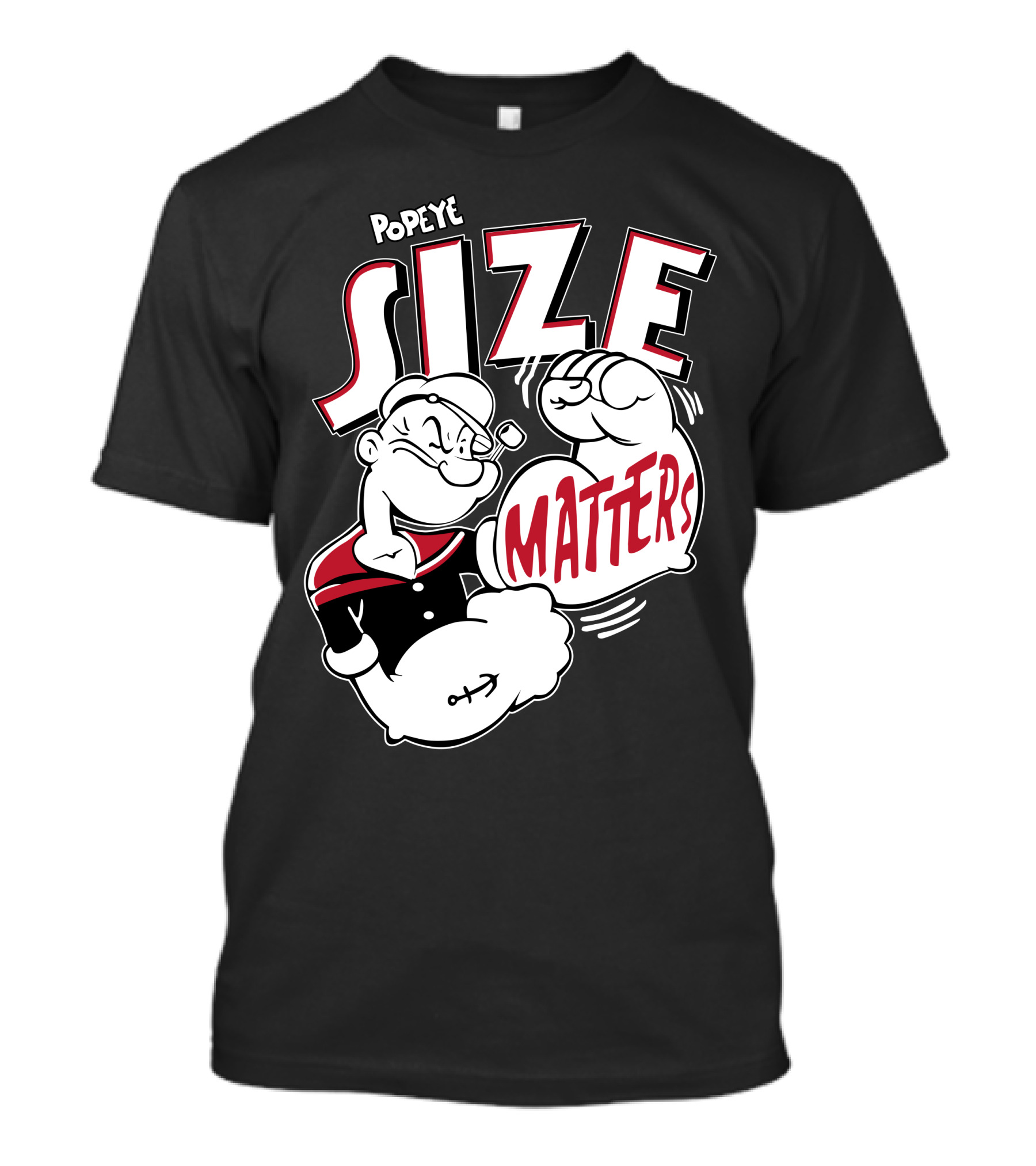 Popeye Size Matters T-Shirt