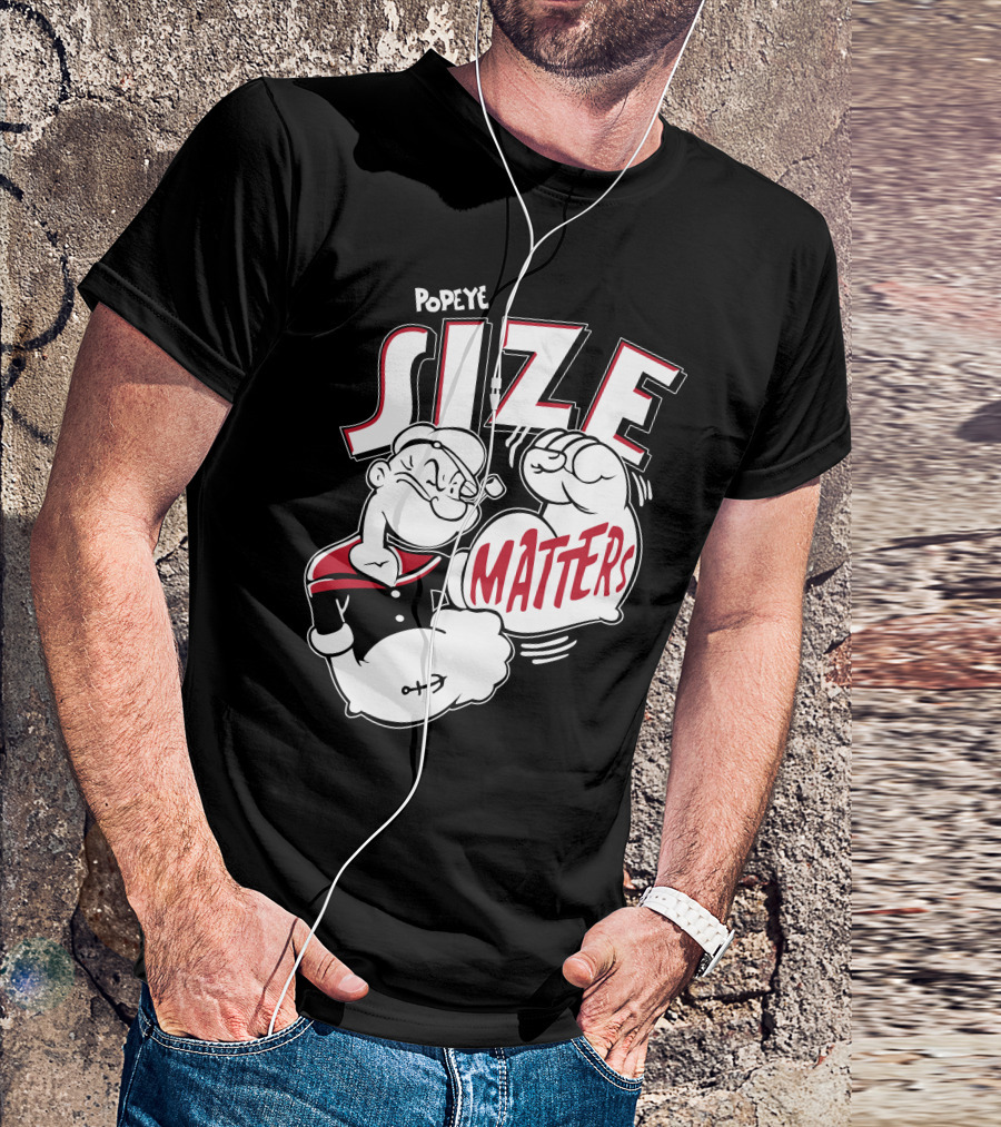 Popeye Size Matters T-Shirt