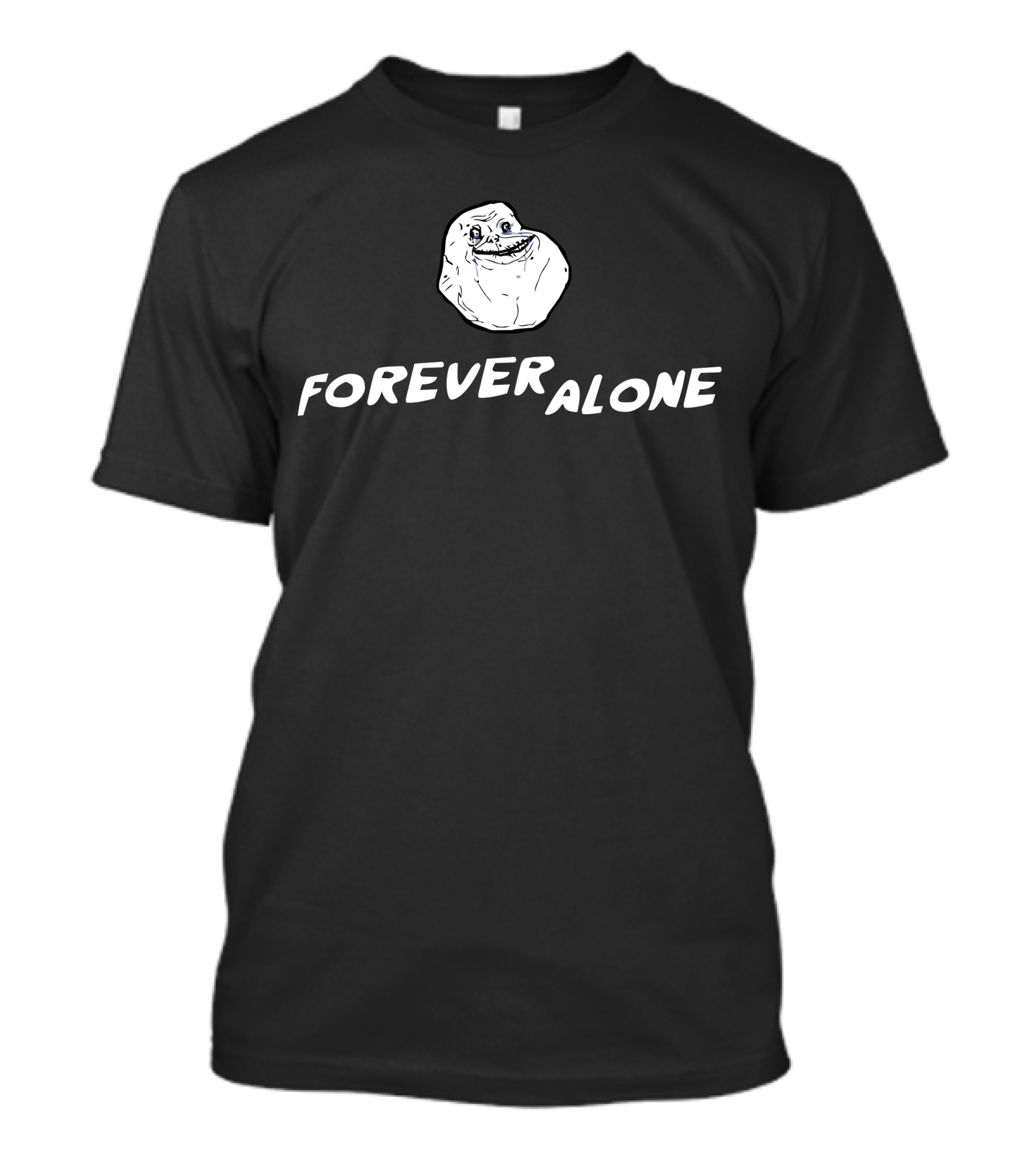 Sickest Kids Forever Alone Meme Face T-Shirt