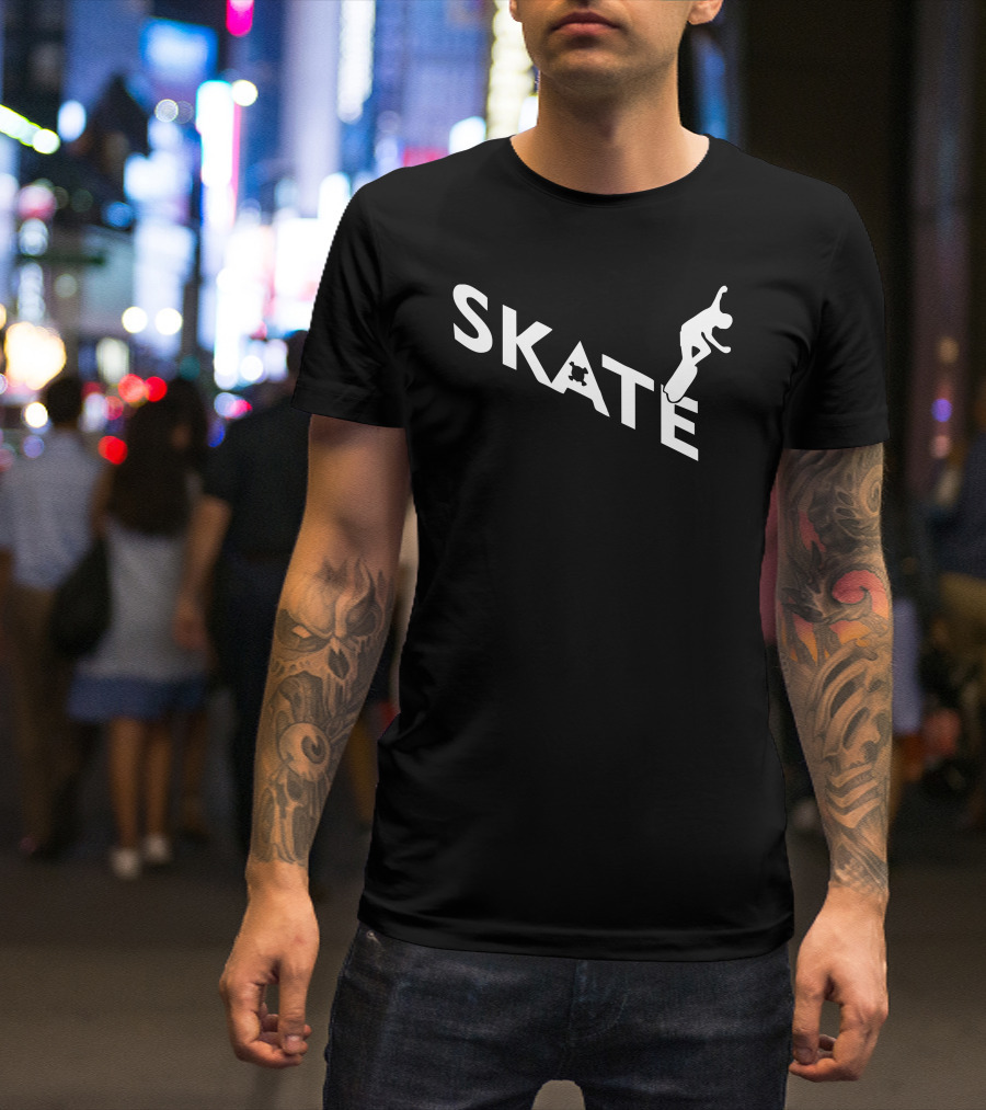 Skate Skateboard Skater Hobby Tony Hawk Fruit Of The Loom T-Shirt