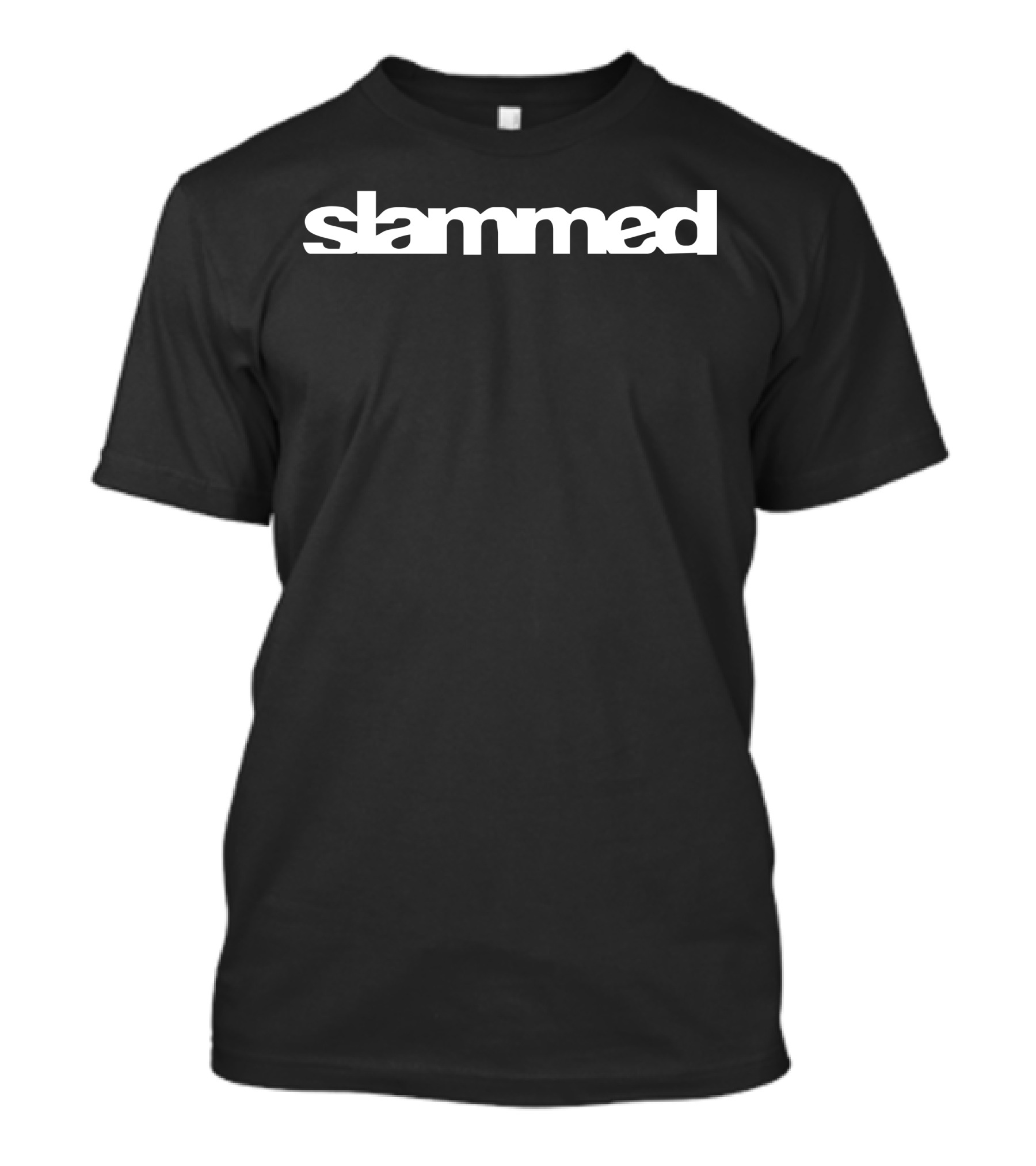 Slammed Sticker Vinyl Decal Text T-Shirt