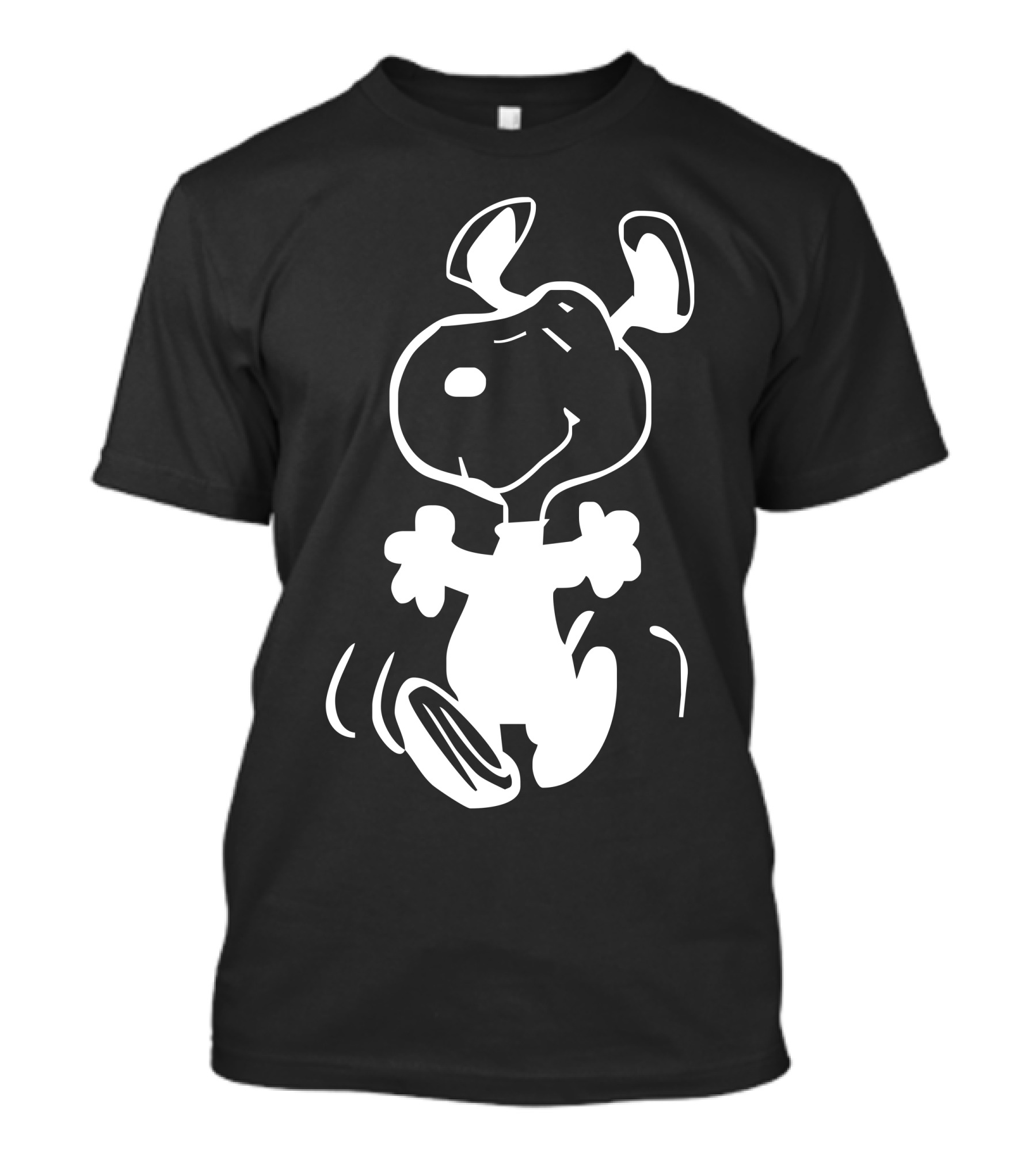Snoopy Peanuts Woodstock CartoonFumetti Iconic Outline T-Shirt