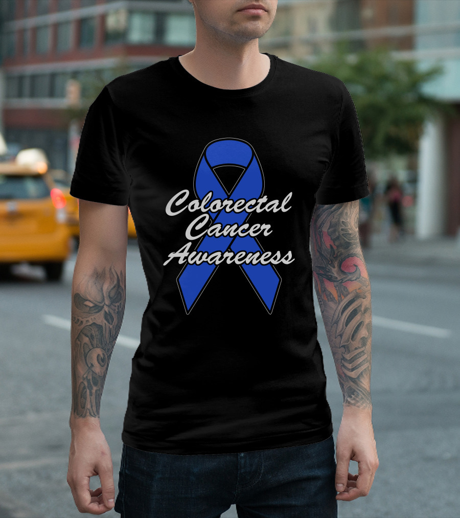 Colorectal Cancer Awareness Support Love Hope T-Shirt