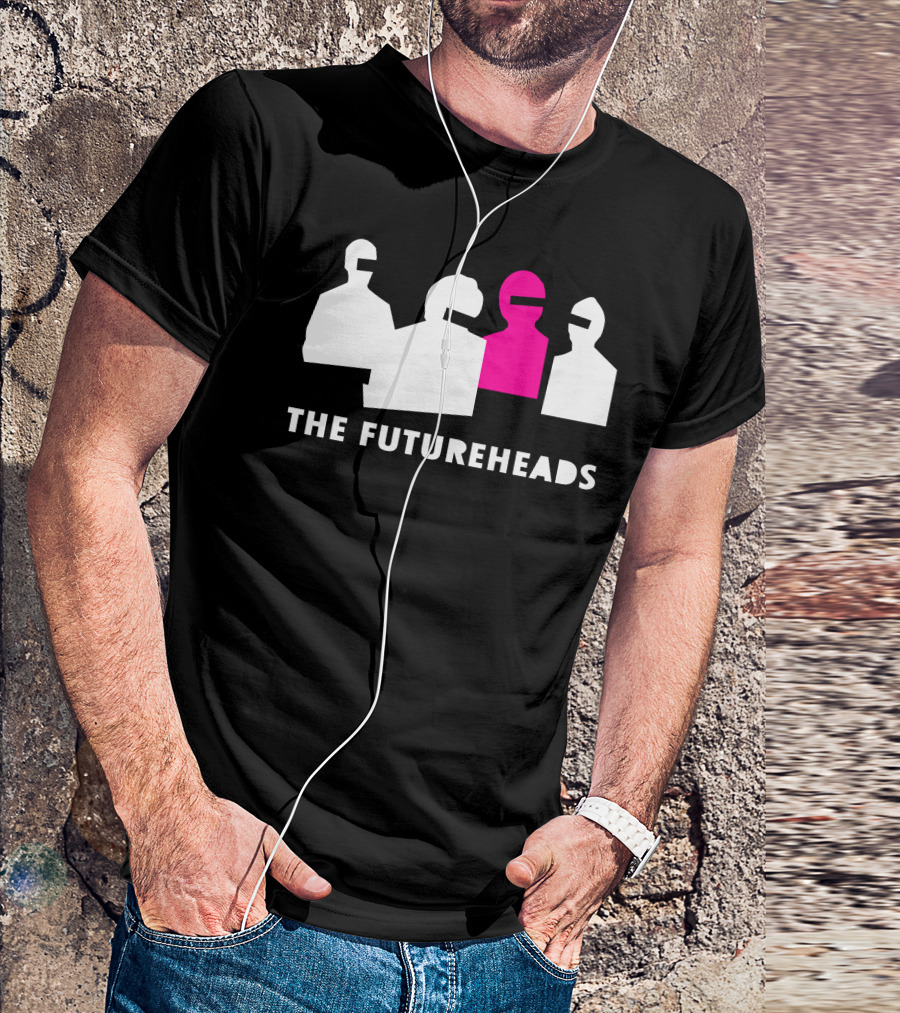 The Futureheads Silhouette Design With Pink Figure T-Shirt