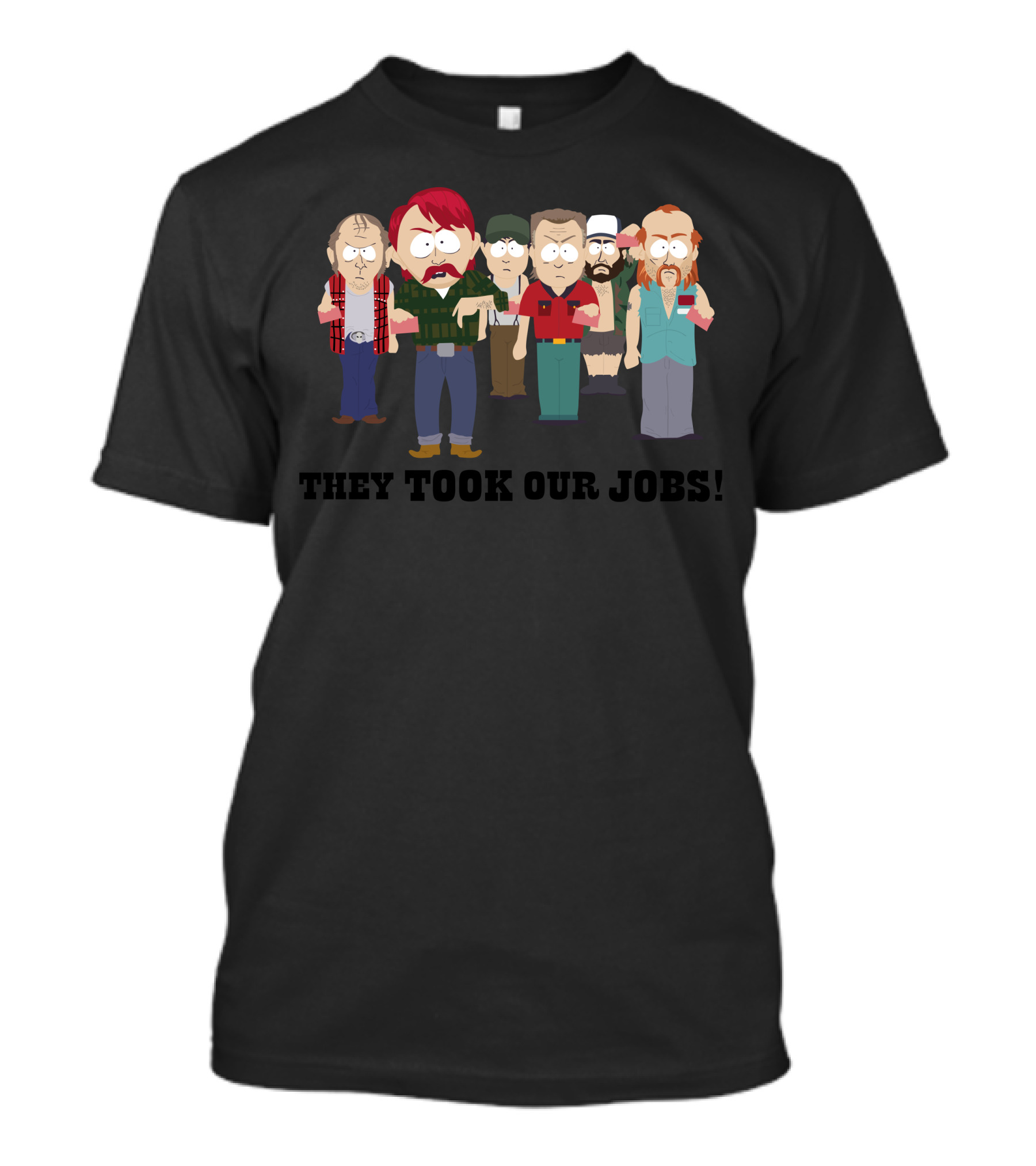 South Park They Took Our Jobs Characters T-Shirt