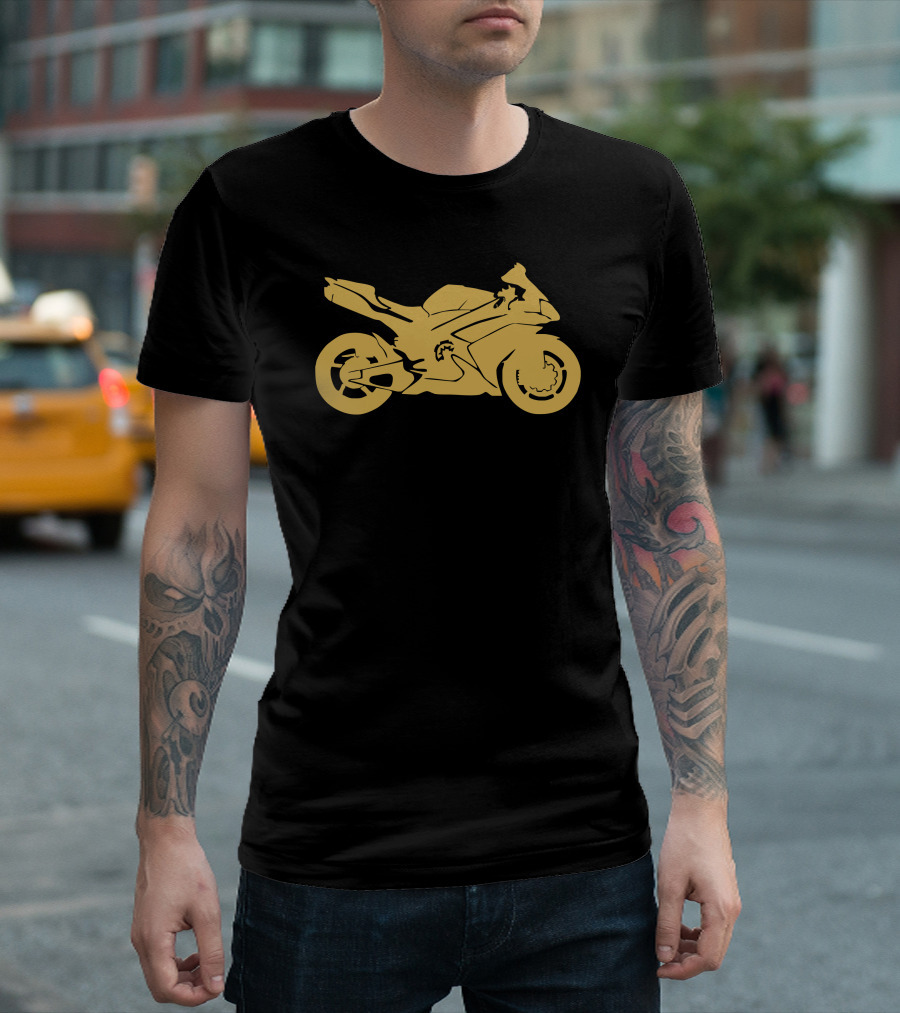 Yamaha R1 Racing Motorrad Bike Zweirad Rennmaschine Yellow T-Shirt