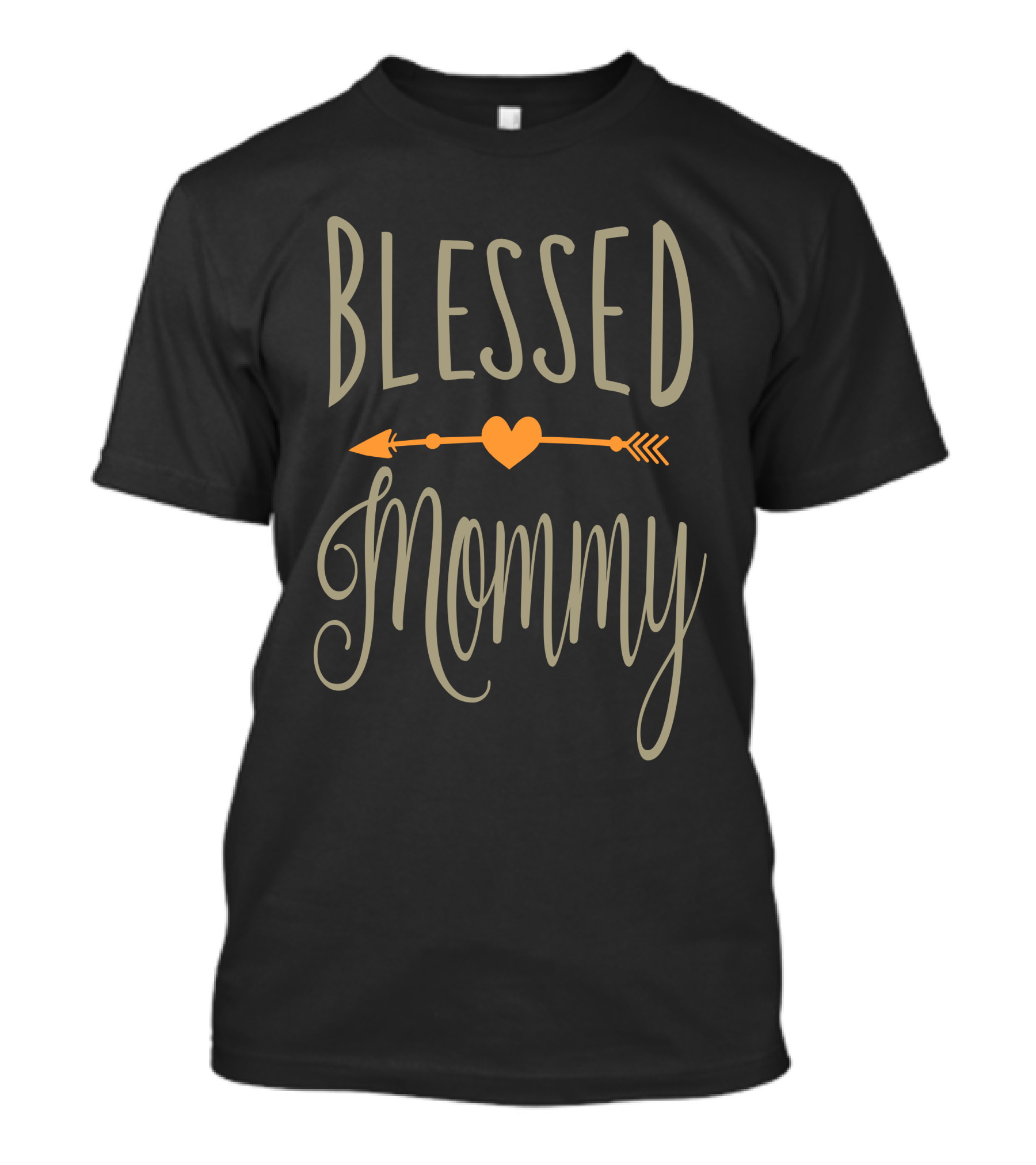 Blessed Mommy Heart Arrow T-Shirt
