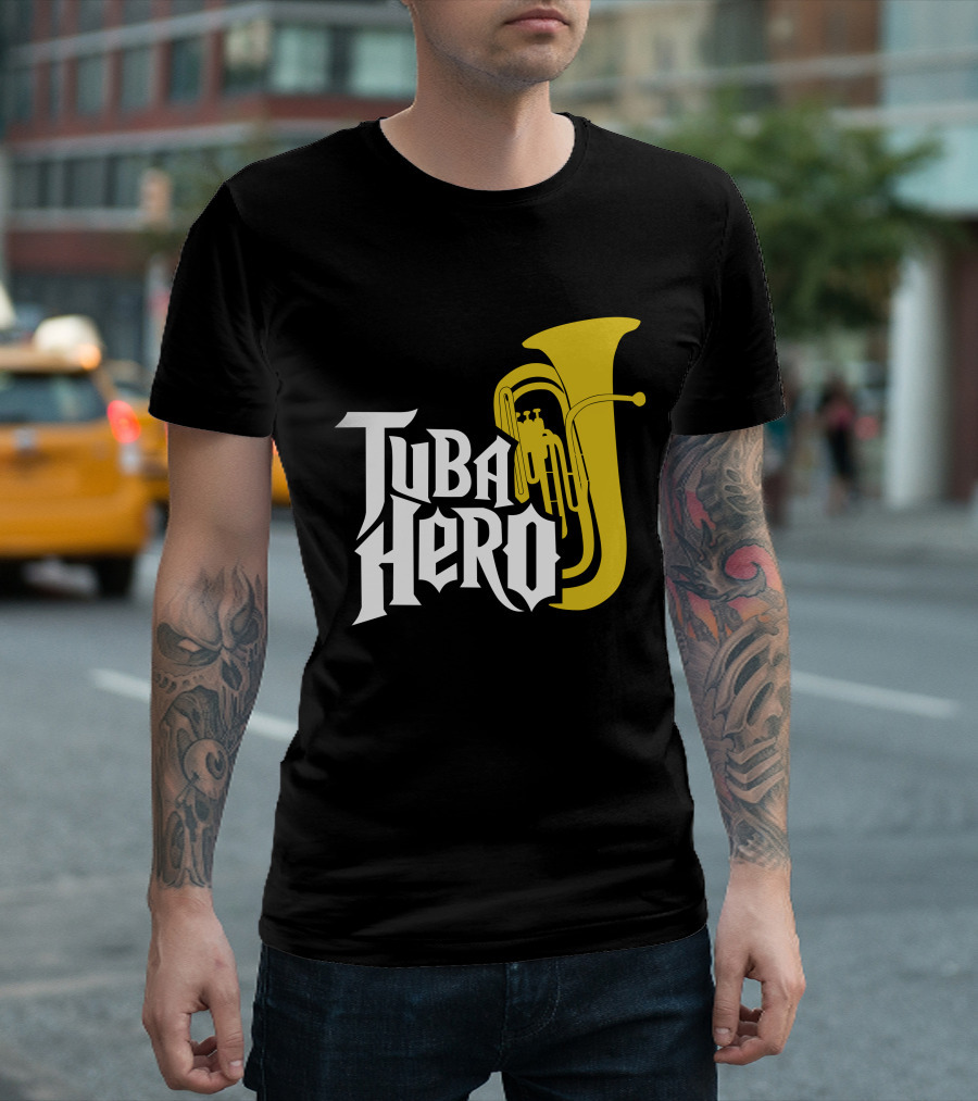 Tuba Hero Cool Design Tuba Iconic T-Shirt