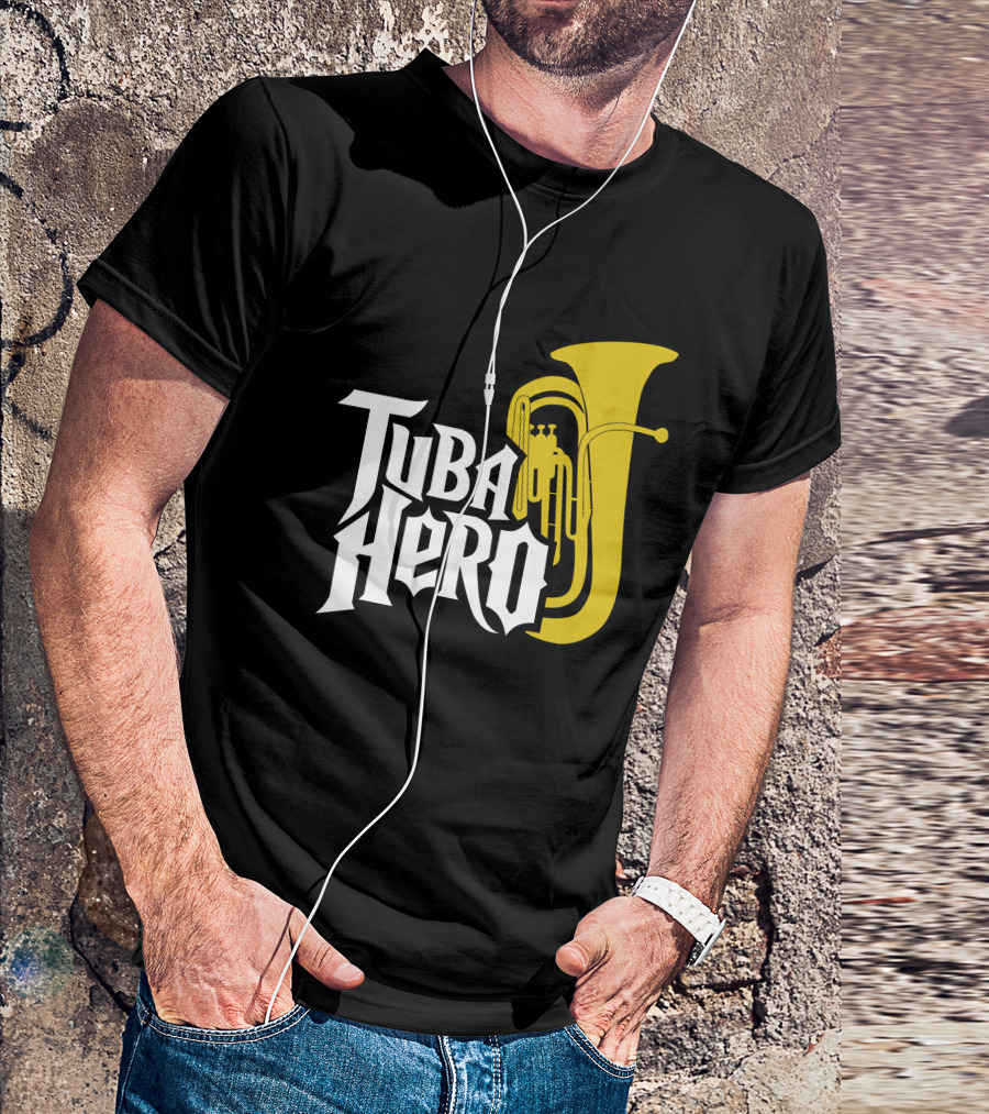 Tuba Hero Cool Design Tuba Iconic T-Shirt