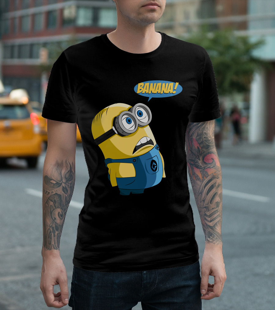 Minion Banana Funny Despicable Me Character T-Shirt