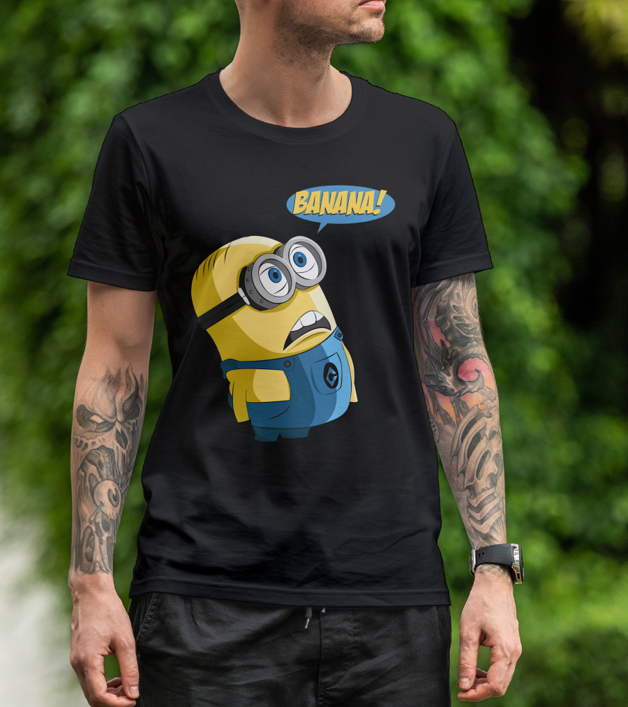 Minion Banana Funny Despicable Me Character T-Shirt