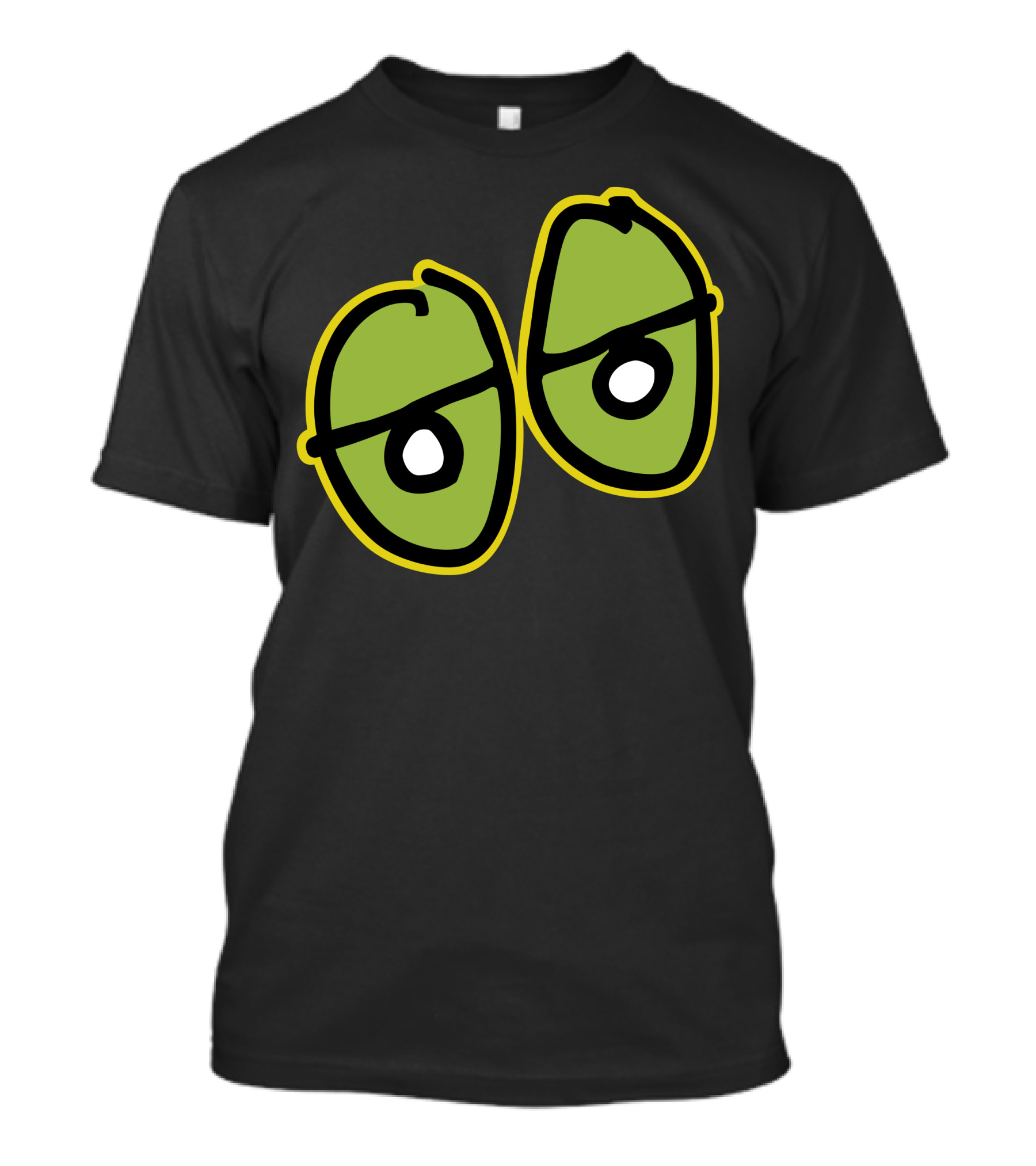 Funny Crooked Eyes New Googly Look Cartoon Emoji T-Shirt