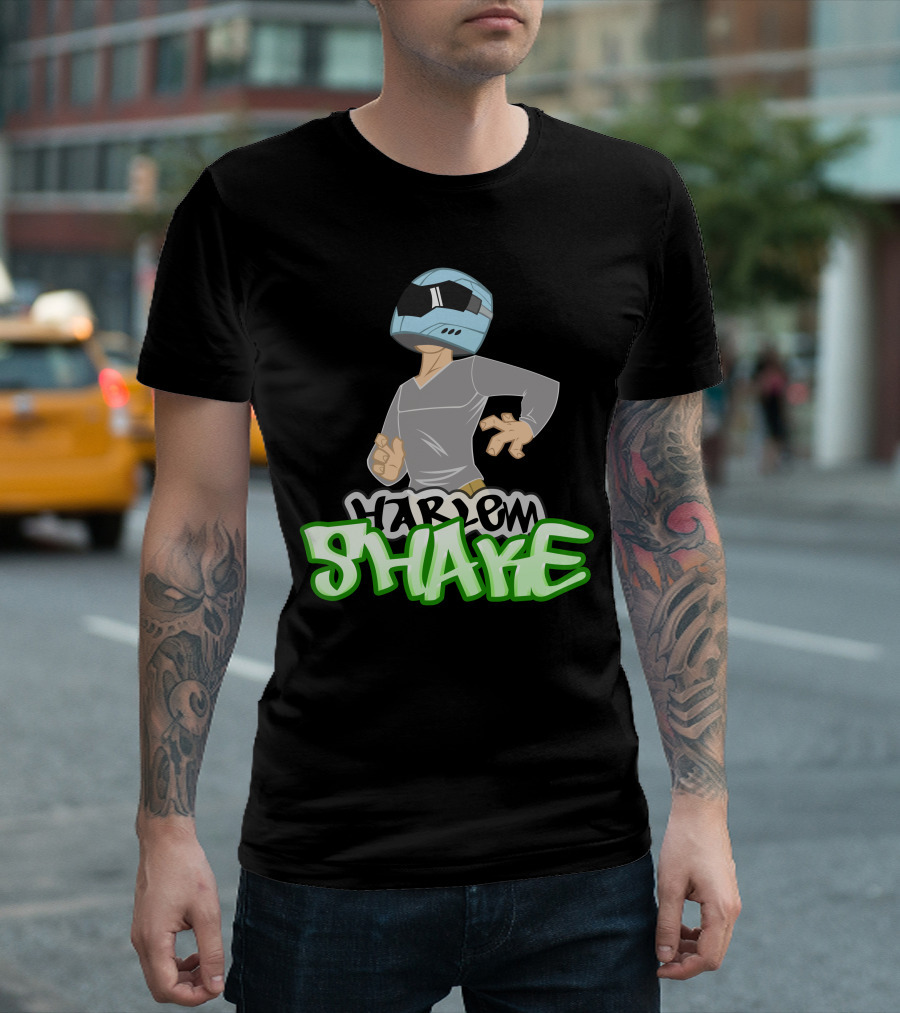 Harlem Shake Funny Helmet Dance T-Shirt