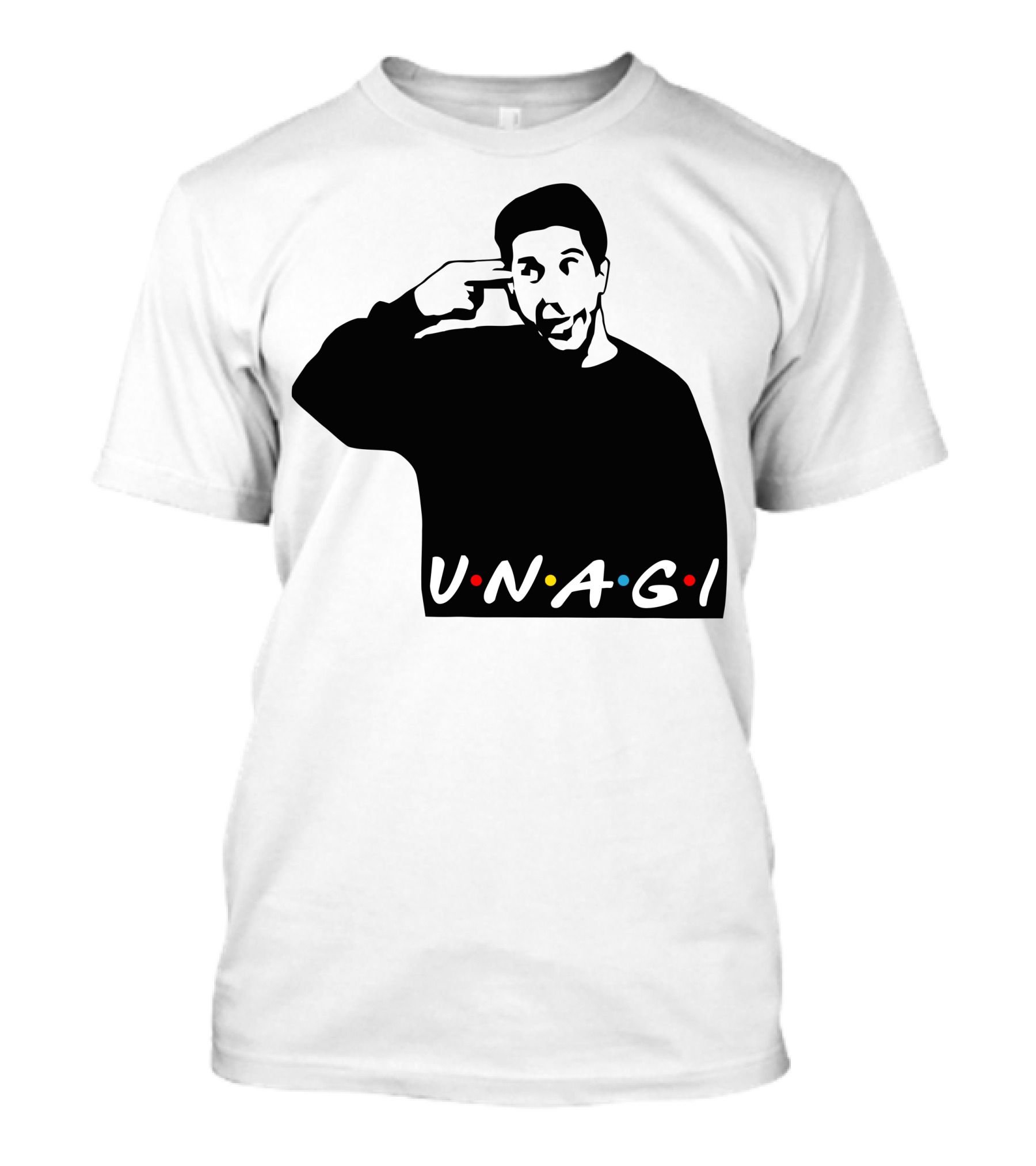 Joey Tribbiani Friends Unagi Gesture Iconic Scene T-Shirt