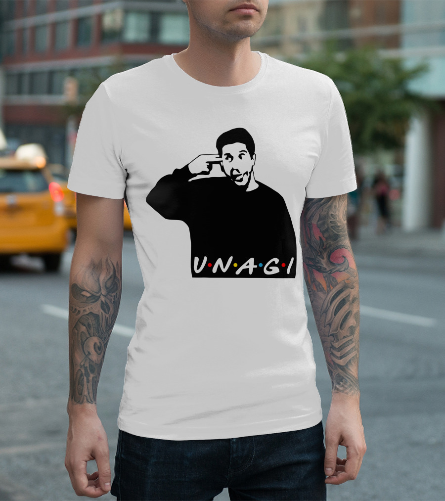 Joey Tribbiani Friends Unagi Gesture Iconic Scene T-Shirt
