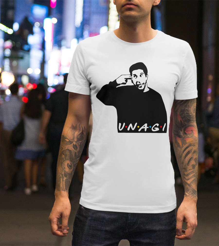 Joey Tribbiani Friends Unagi Gesture Iconic Scene T-Shirt