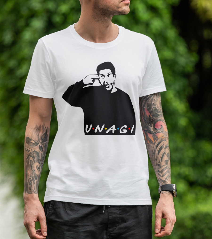Joey Tribbiani Friends Unagi Gesture Iconic Scene T-Shirt