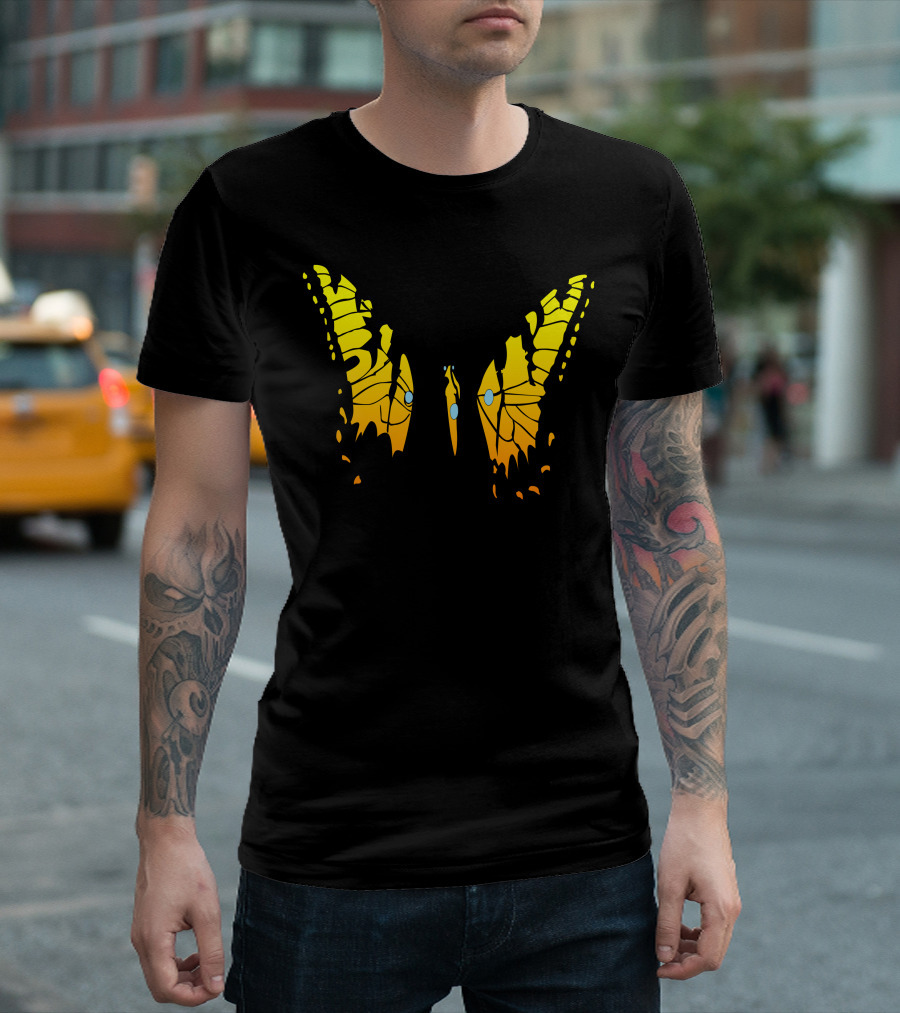 Yellow Butterfly Beauty Look T-Shirt