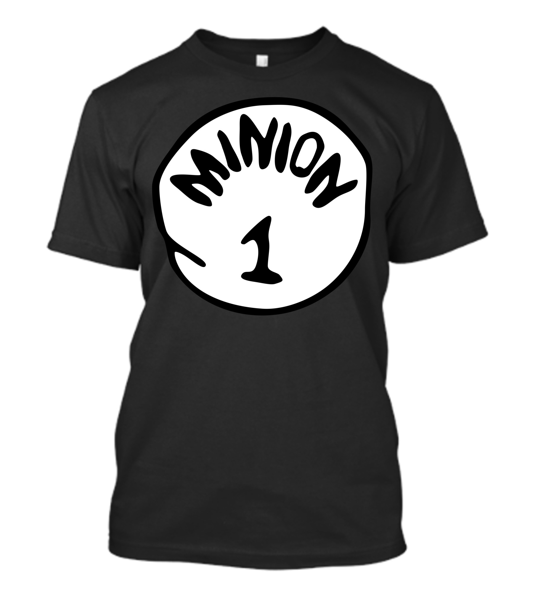 Minion 1 Dr. Seuss Style Badge T-Shirt
