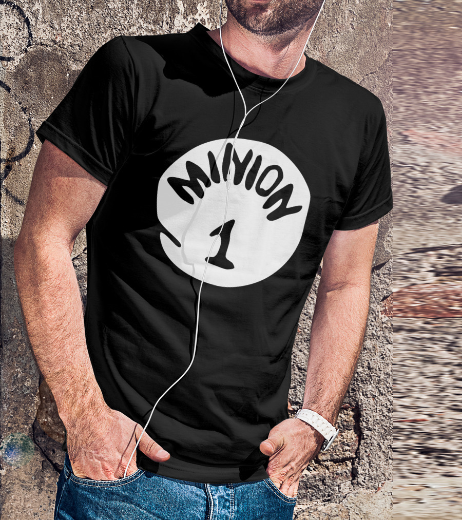 Minion 1 Dr. Seuss Style Badge T-Shirt