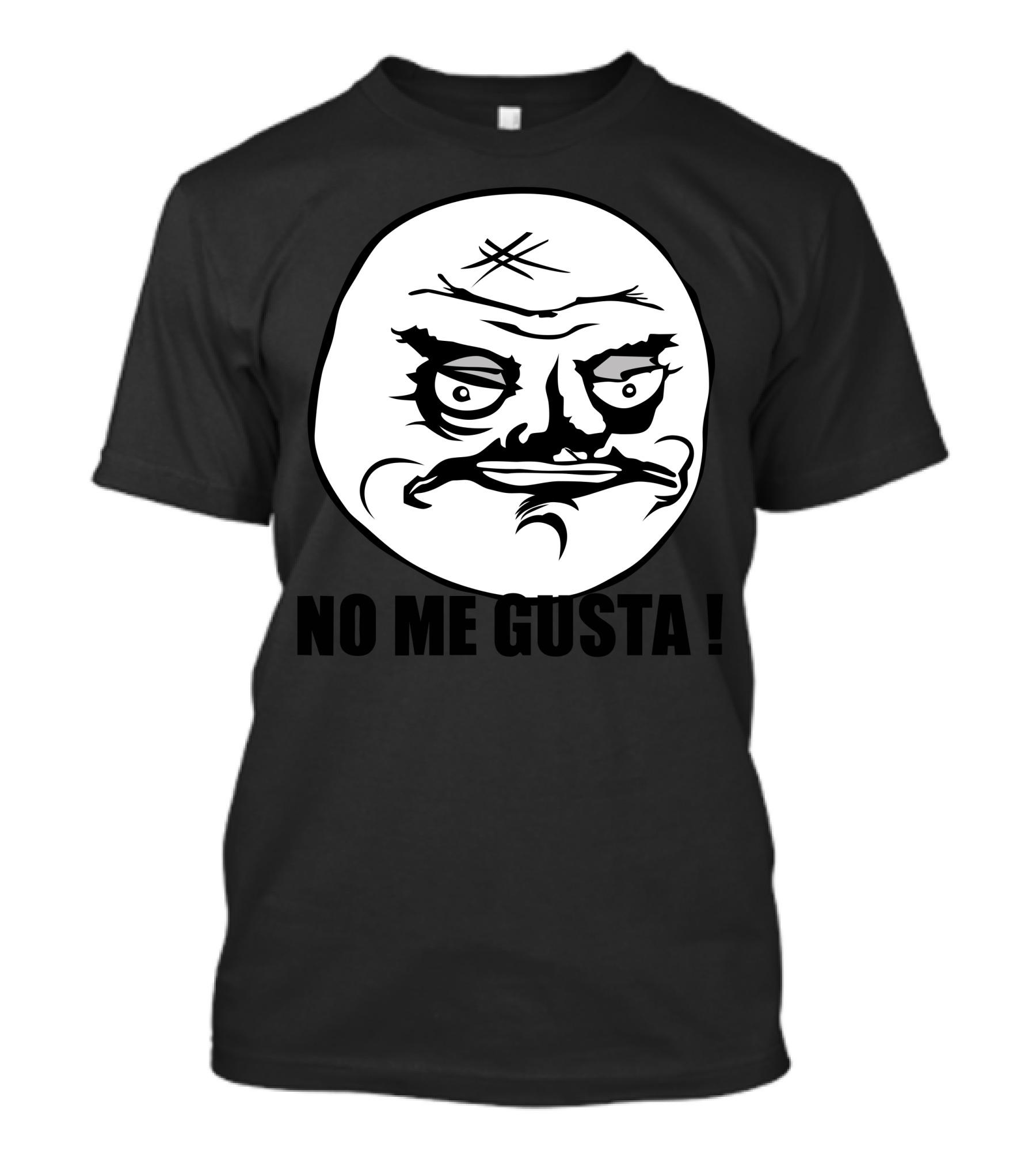 No Me Gusta Meme Face Classic Rage Face Expression T-Shirt
