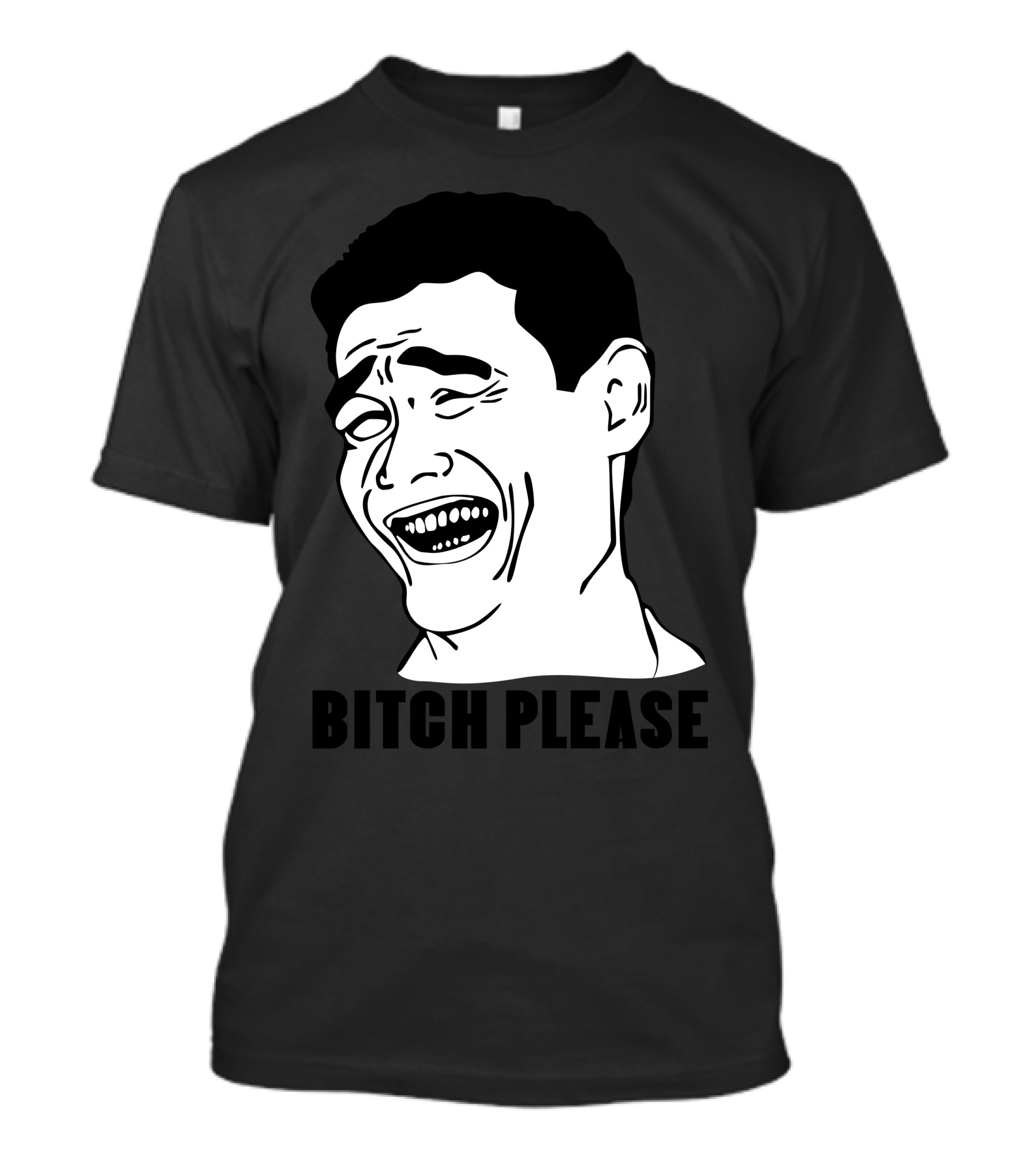 Bitch Please Meme Yao Ming Face T-Shirt