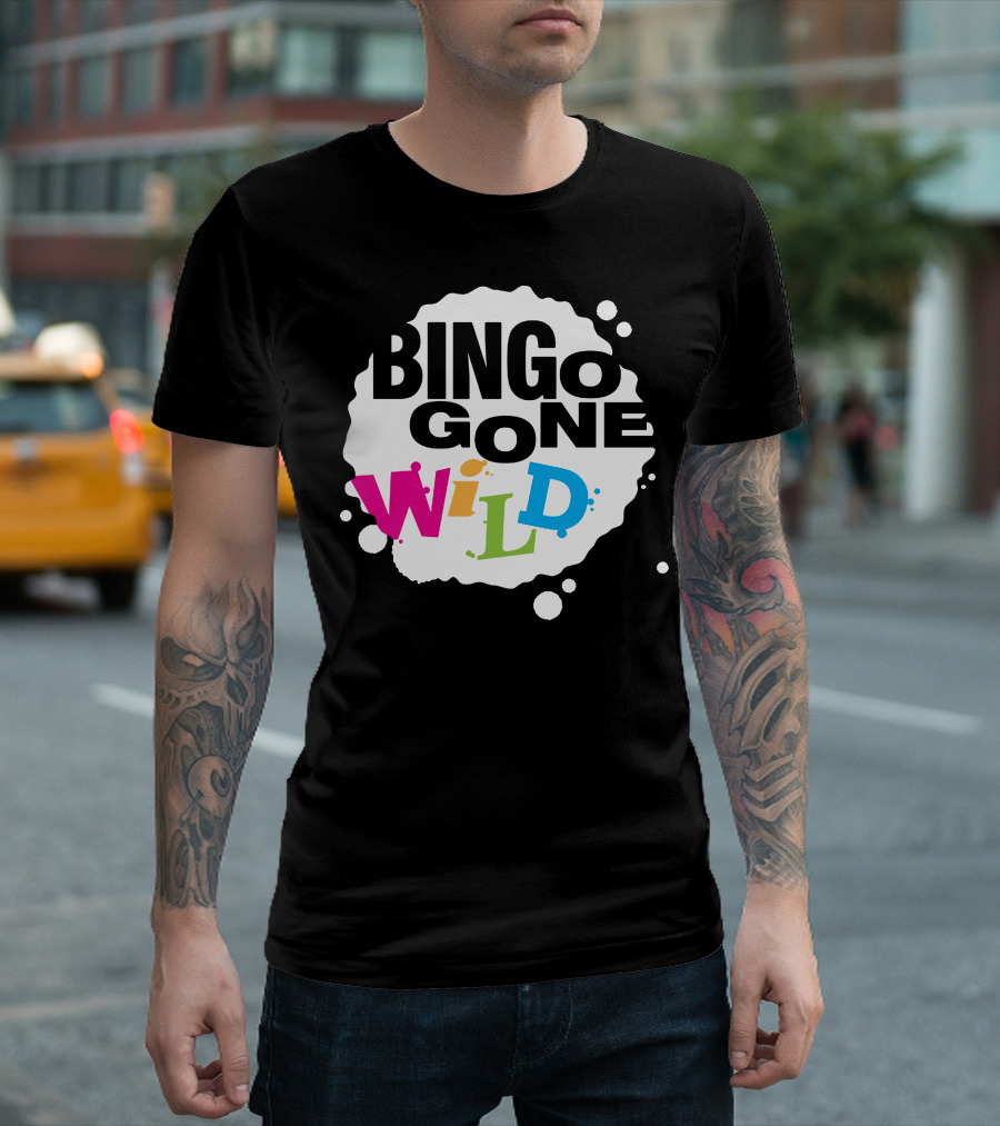 Bingo Gone Wild Colorful Splash T-Shirt