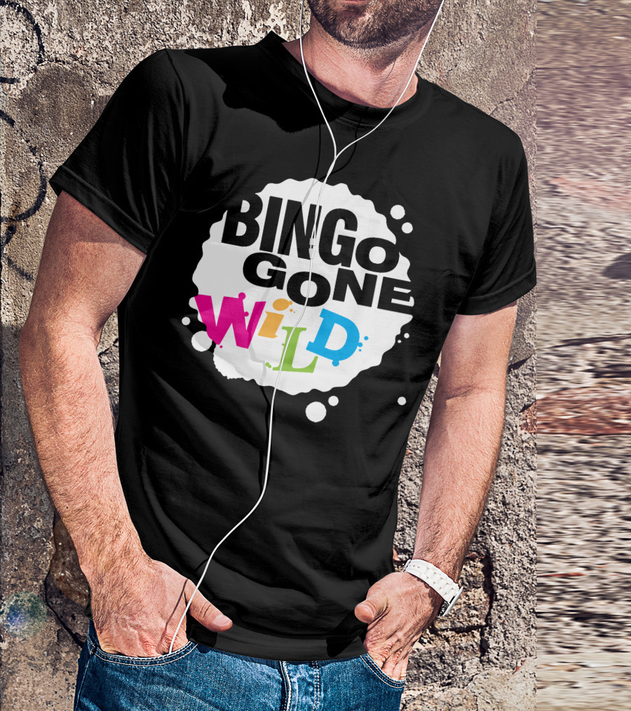 Bingo Gone Wild Colorful Splash T-Shirt