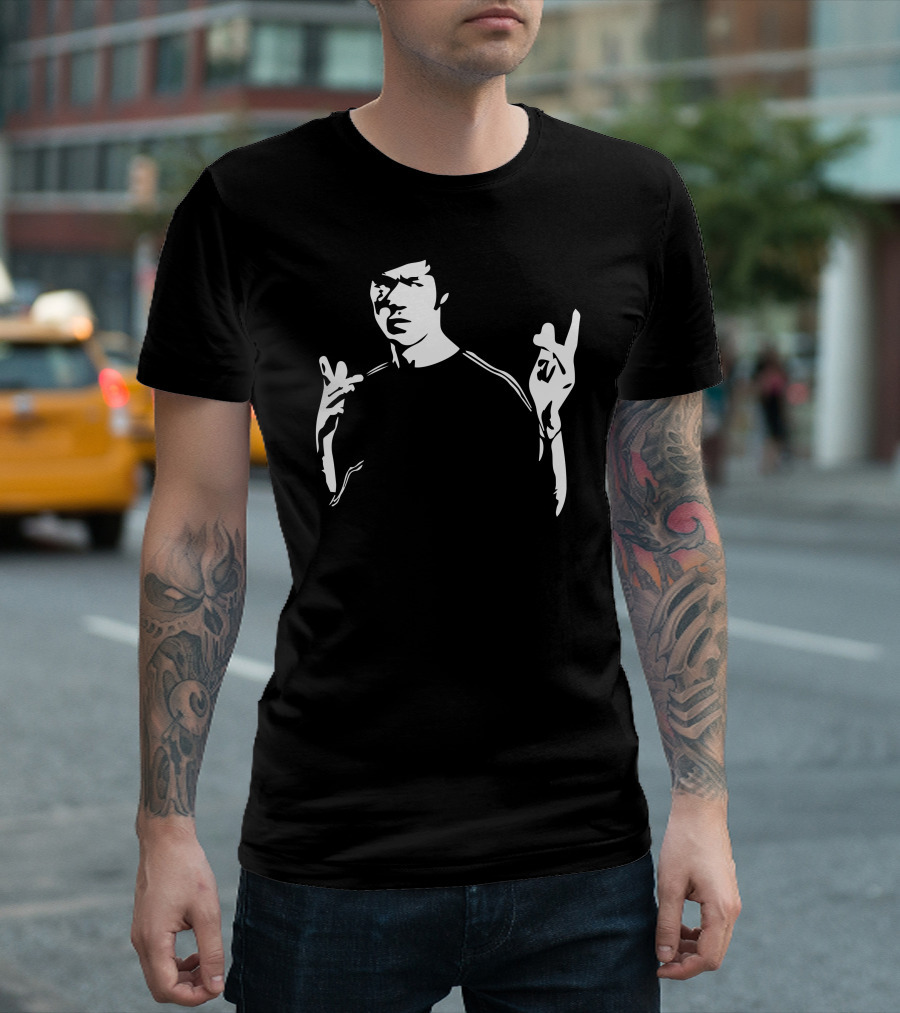 Bruce Lee Iconic Martial Arts Pose T-Shirt