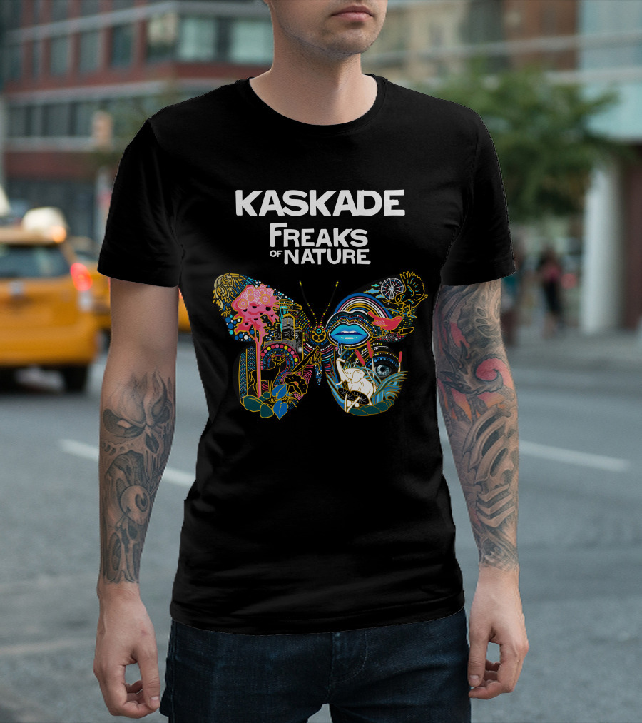 Kaskade Freaks Of Nature Butterfly T-Shirt