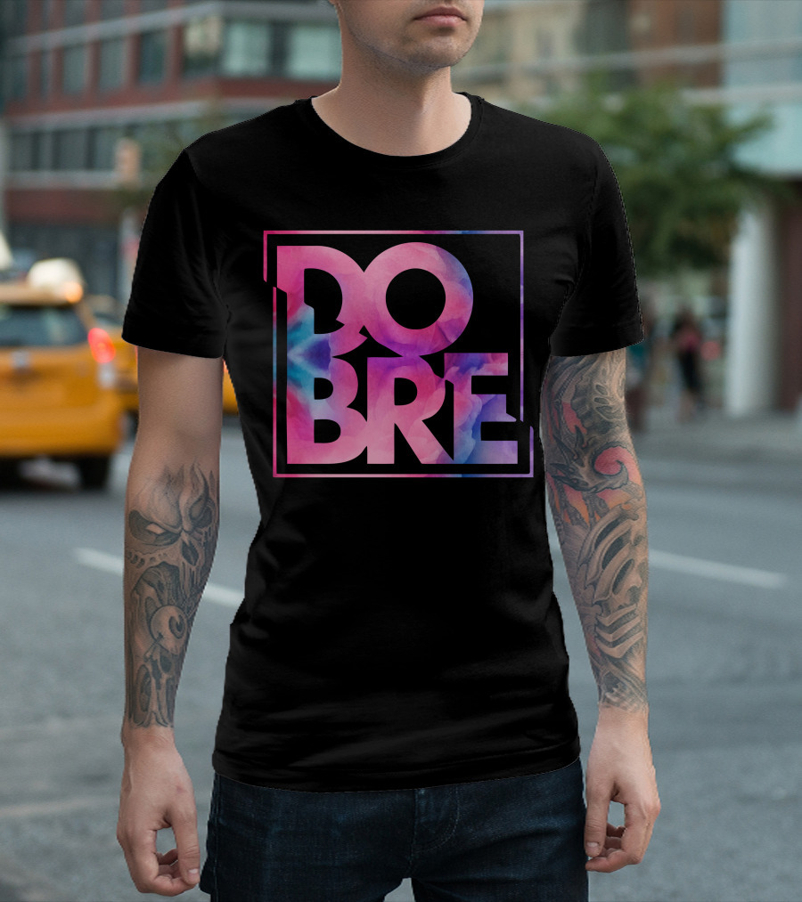 Dobre Brothers Watercolor Bold Lettering T-Shirt
